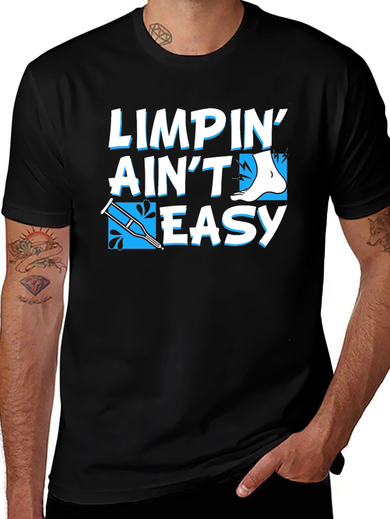 Variant 29 of Limpin' Ain't Easy T-Shirt