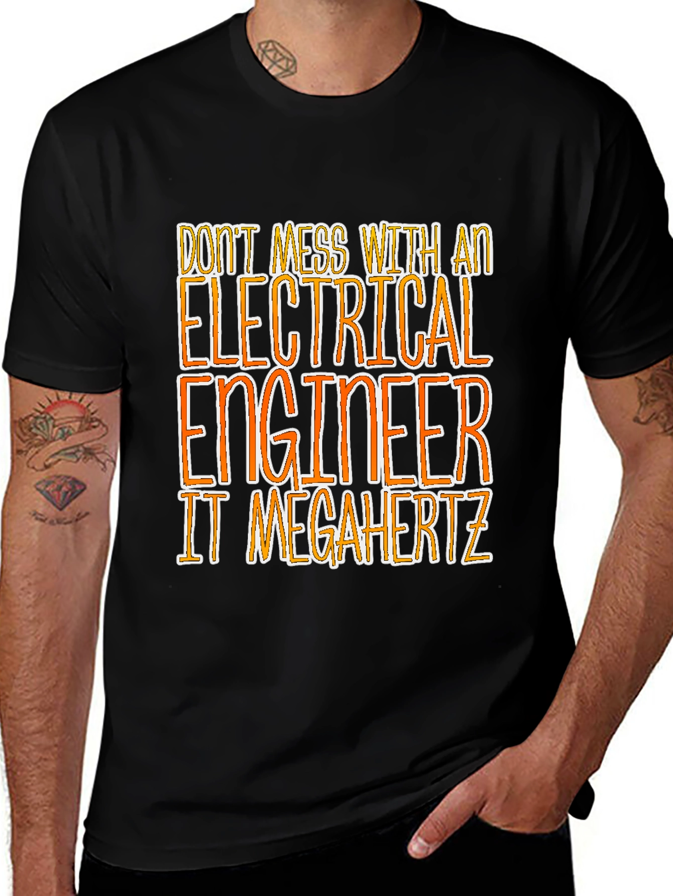 Variant 12 of Electrical Engineer Humor Graphic Tee