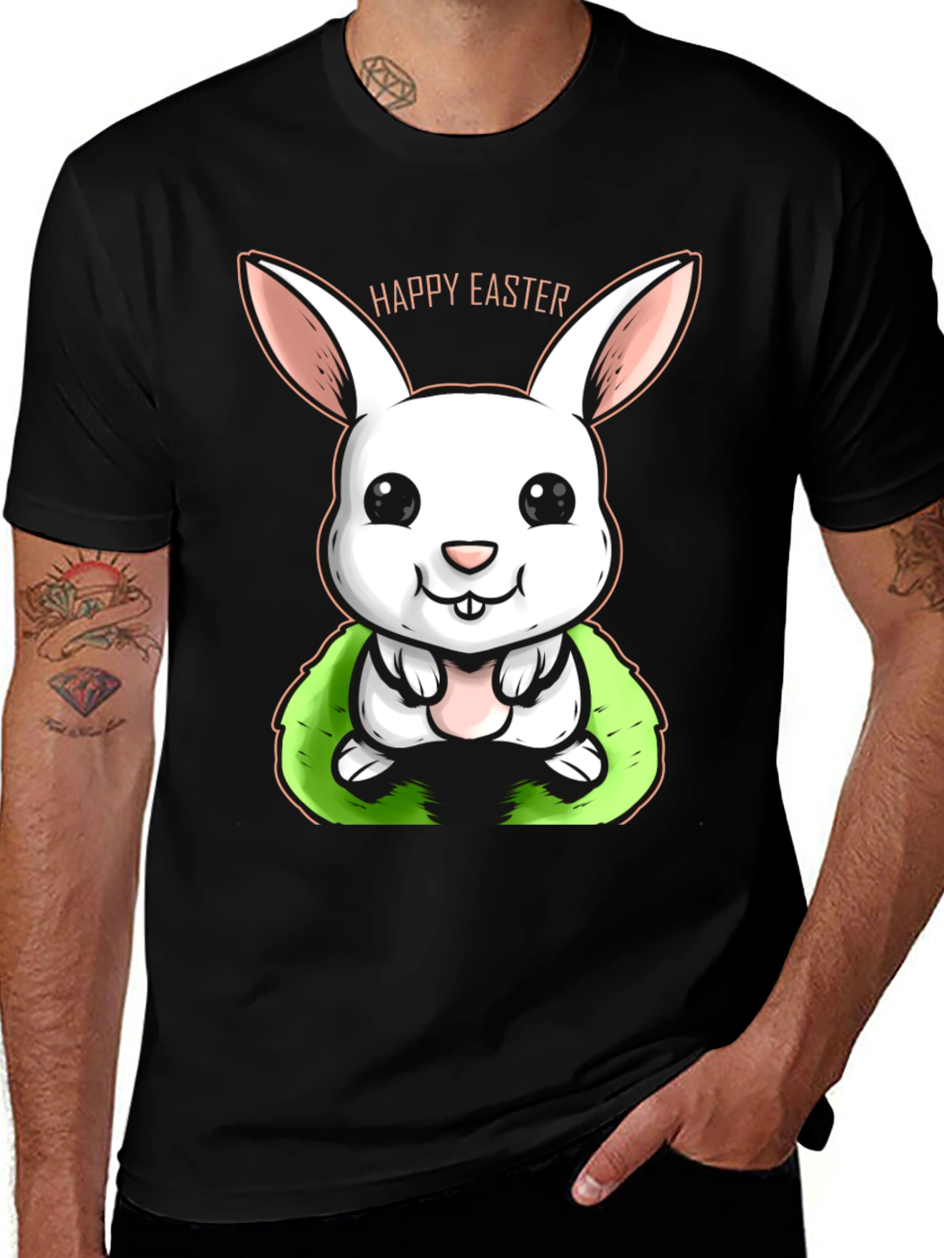 Variant 26 of Happy Easter Bunny Graphic T-Shirt