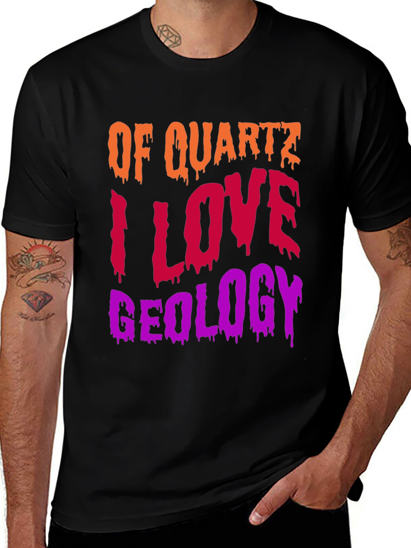 Variant 27 of Geology T-Shirt: Of Quartz, I Love Geology
