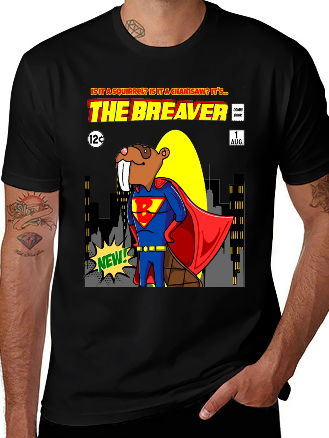 Variant 19 of The Breaver Superman Comic Book T-Shirt