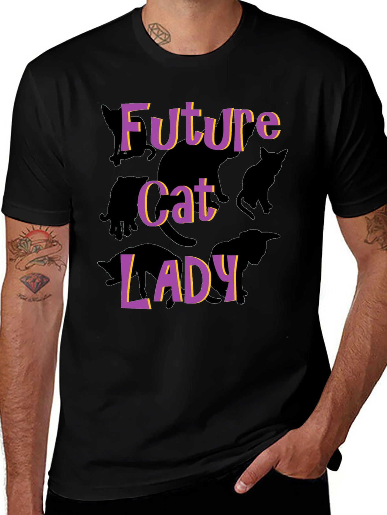 Variant 12 of Future Cat Lady T-Shirt