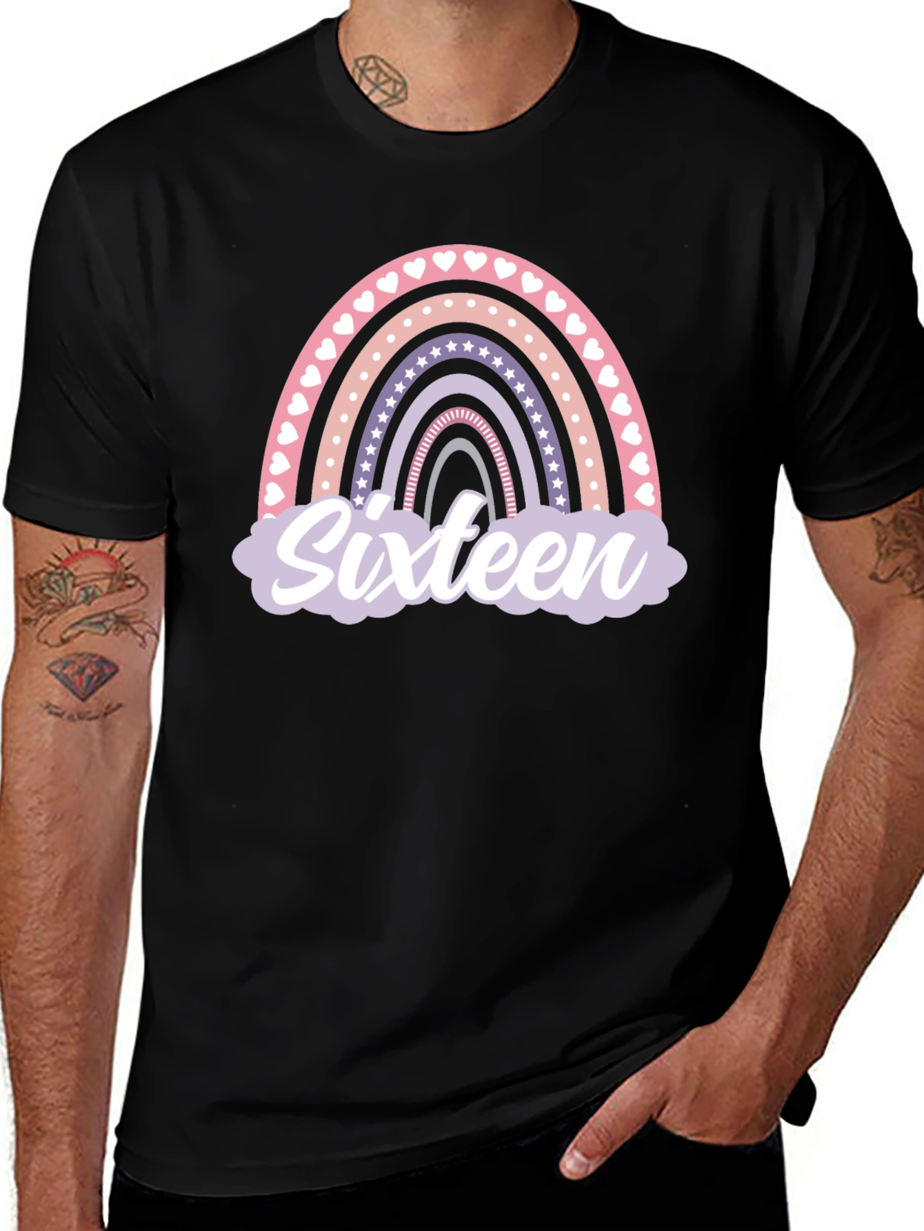 Variant 5 of Sweet Sixteen Rainbow T-Shirt