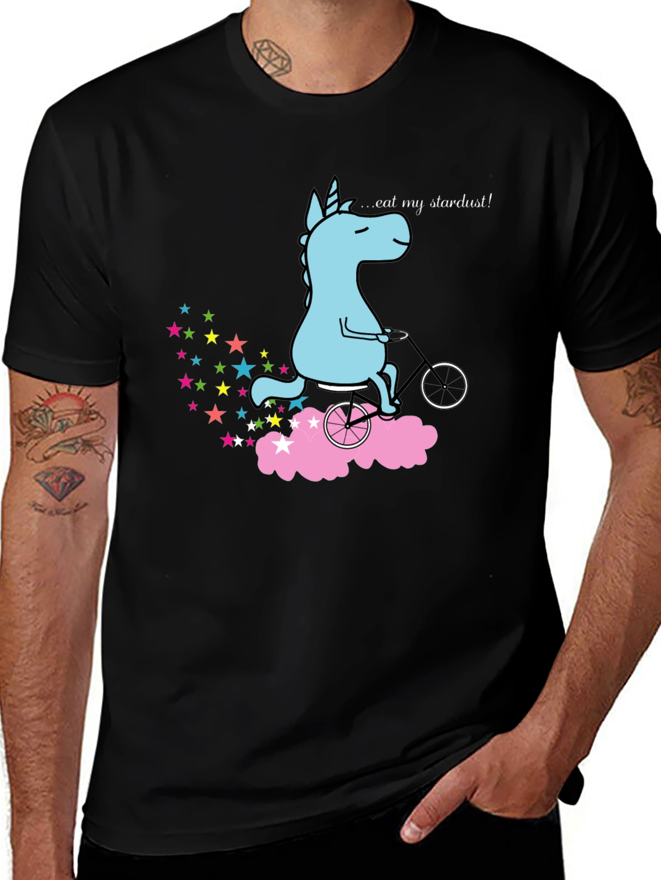 Unicorn Stardust T-Shirt - Quirky Graphic Tee