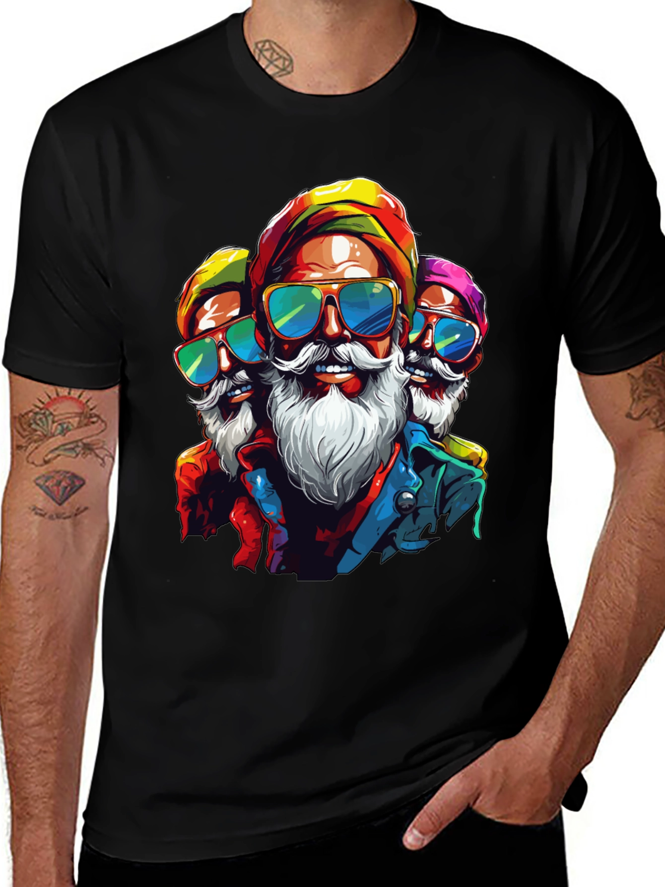 Variant 20 of Cool Santa Claus T-Shirt