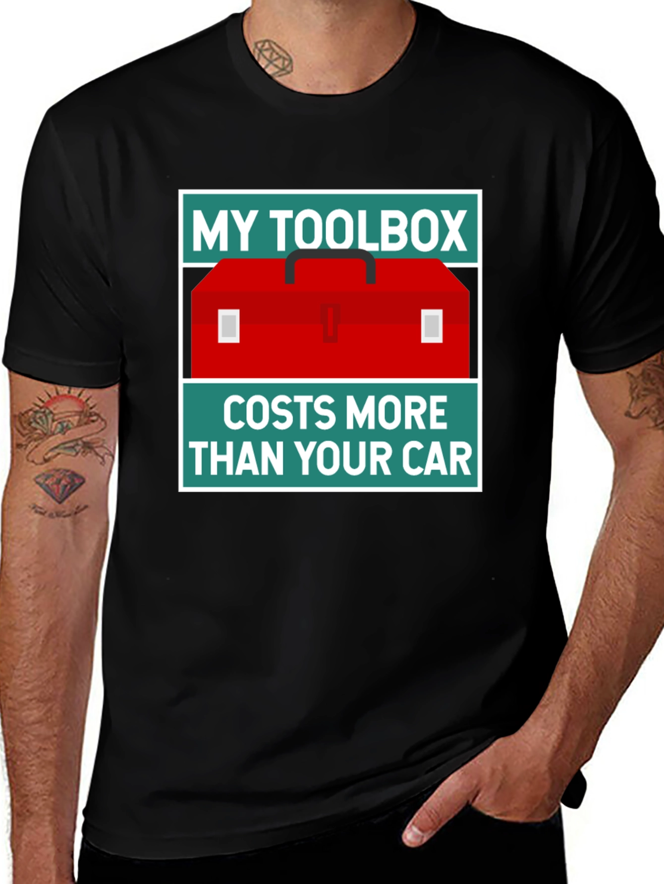 Variant 19 of My Toolbox Costs More Than Your Car T-Shirt