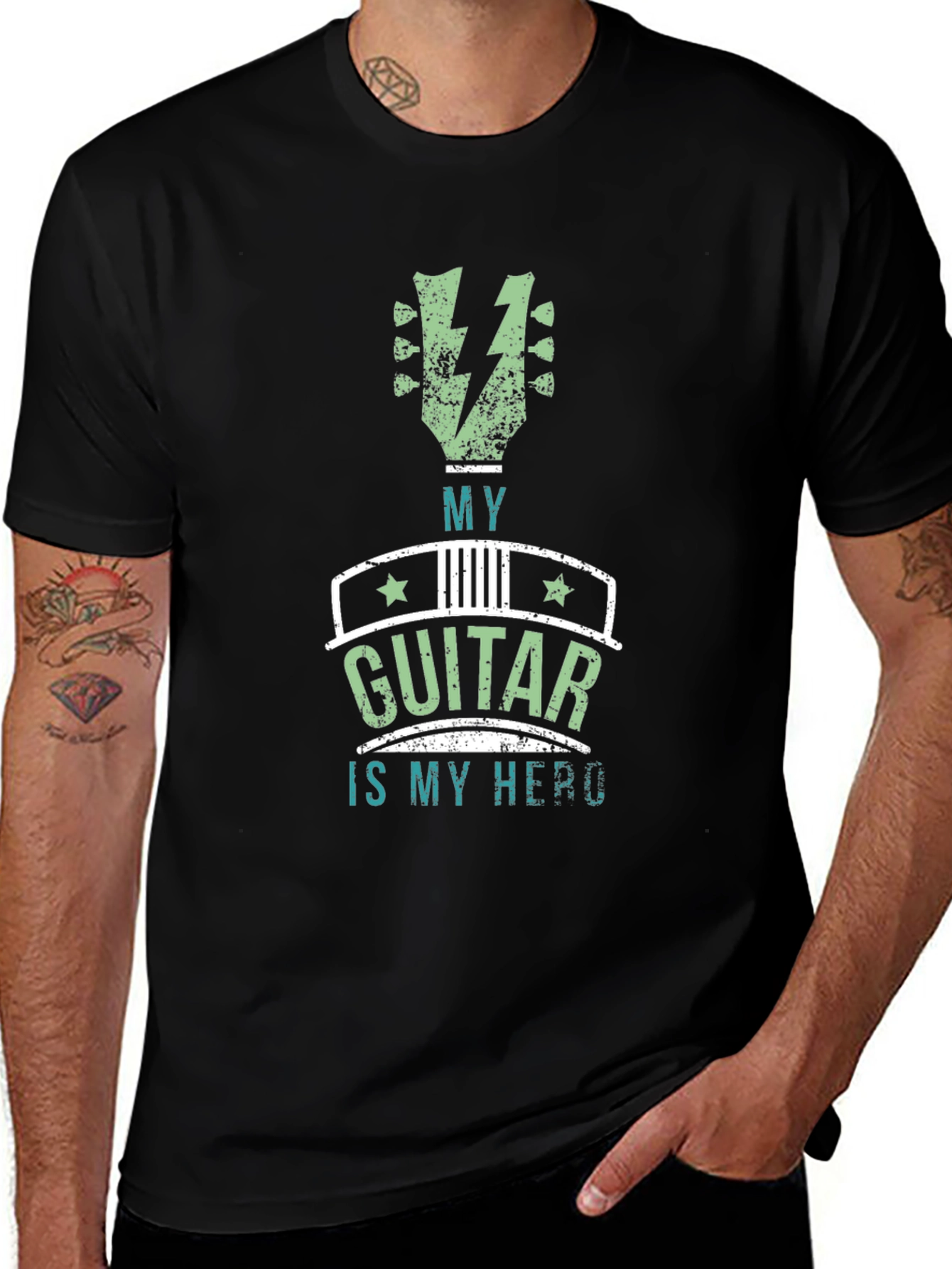 Variant 3 of My Guitar Is My Hero T-Shirt