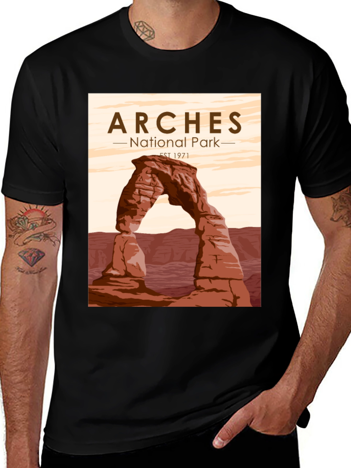 Arches National Park T-Shirt - Delicate Arch Graphic Tee