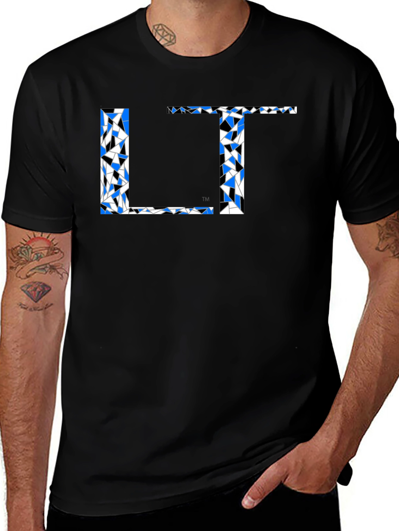 Variant 4 of Abstract Initial T-Shirt