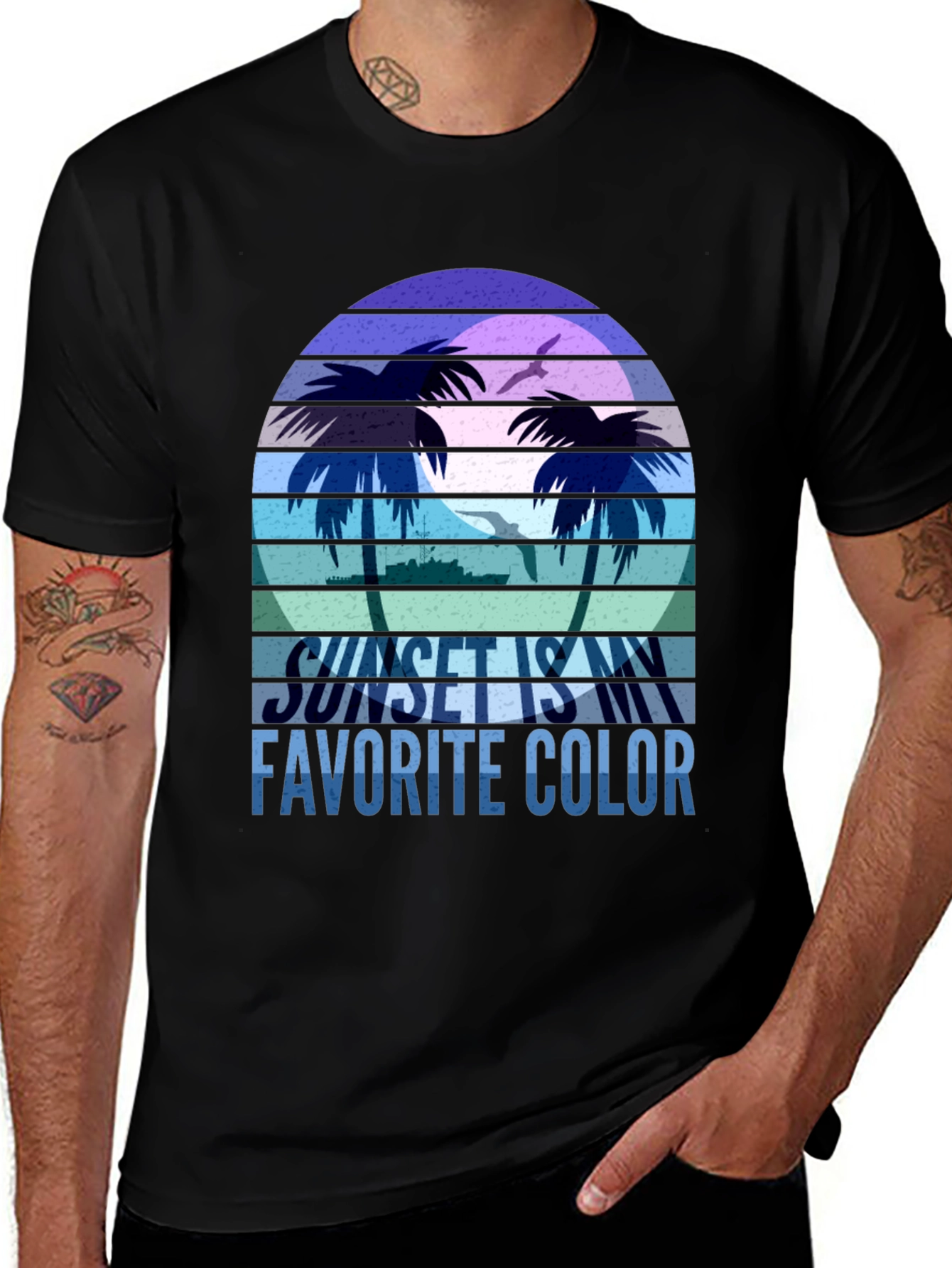 Variant 30 of Sunset Is My Favorite Color T-Shirt
