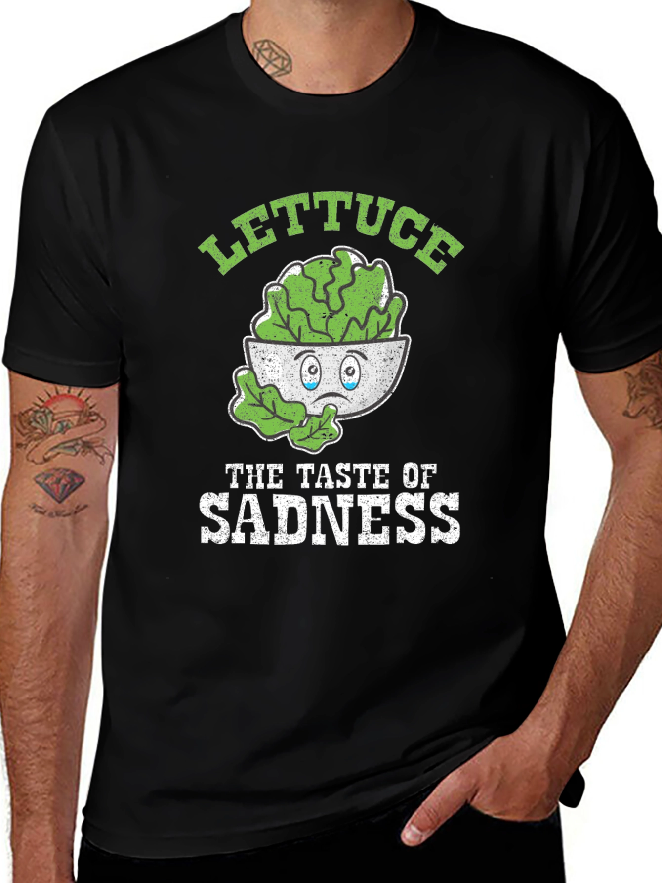 Variant 24 of Lettuce The Taste of Sadness Graphic Tee
