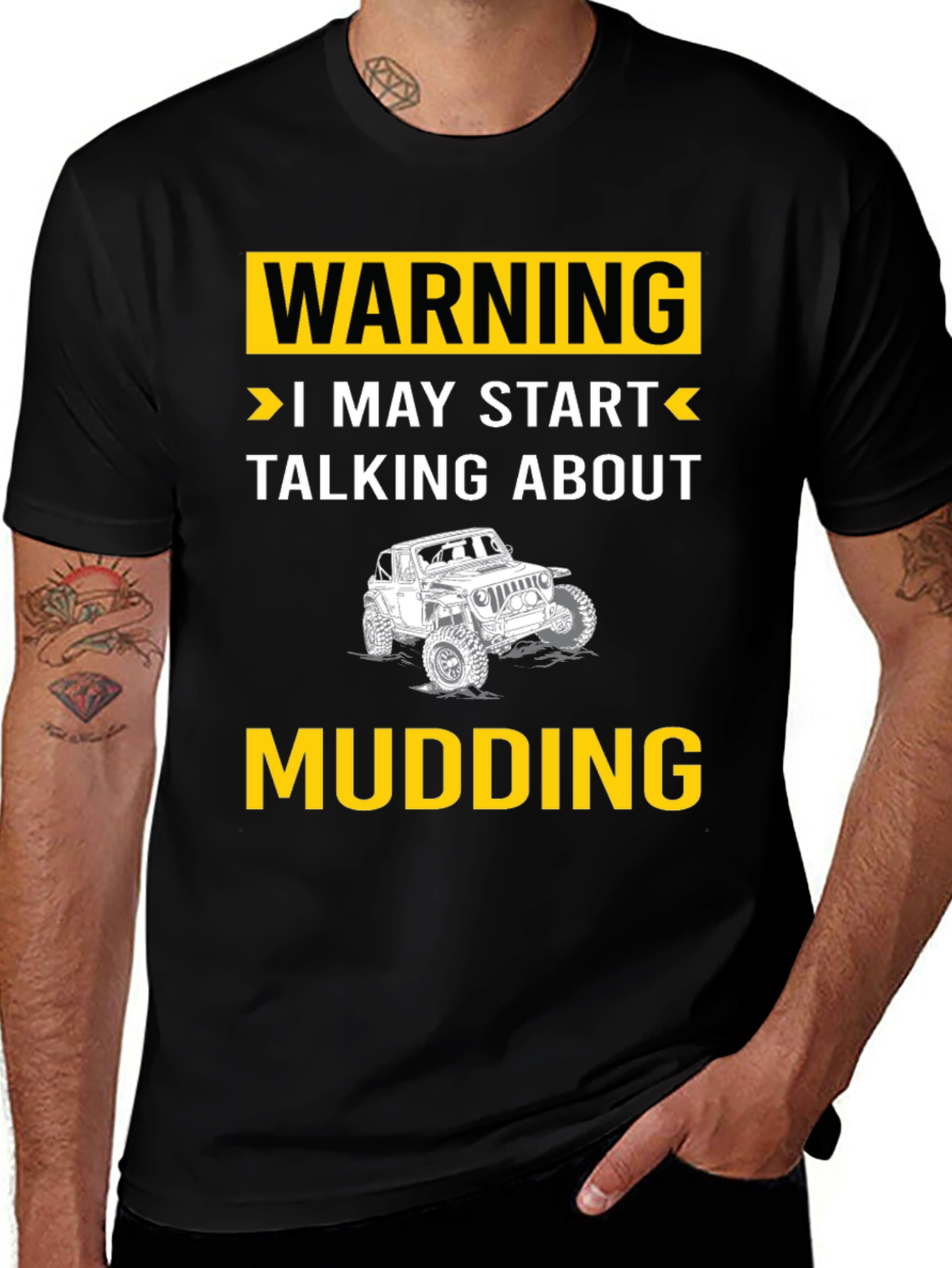 Variant 9 of Warning I May Start Talking About Mudding T-Shirt