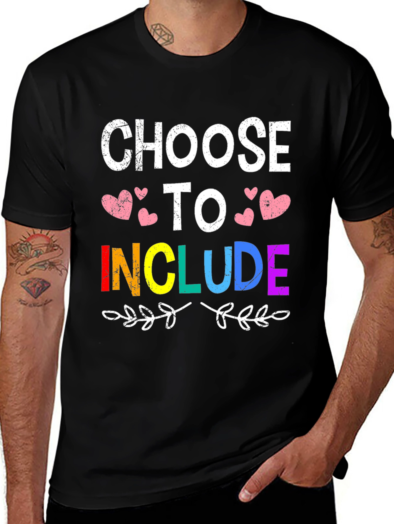 Variant 19 of Choose to Include T-Shirt - LGBTQ+ Pride