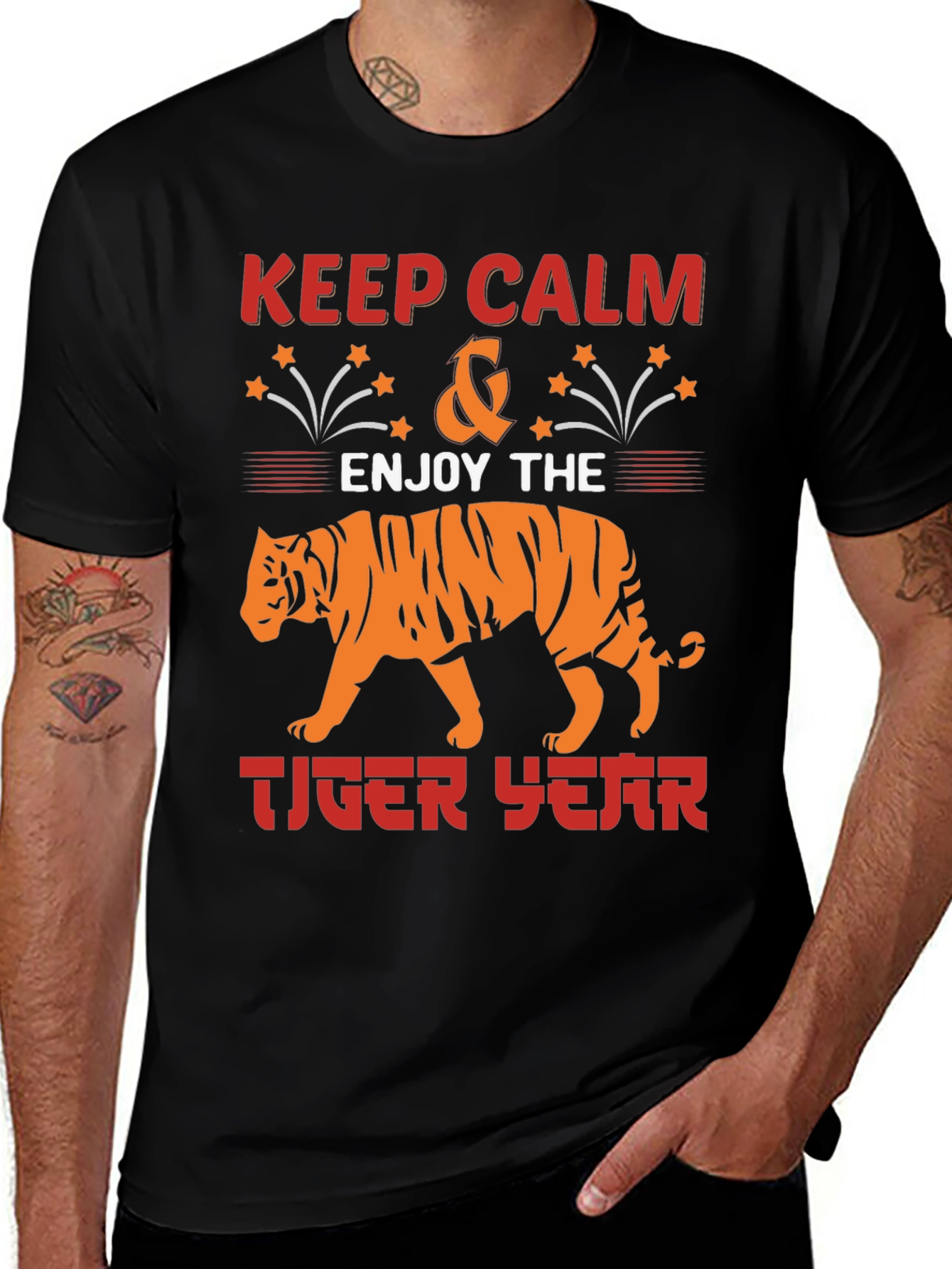 Variant 6 of Year of the Tiger Graphic T-Shirt