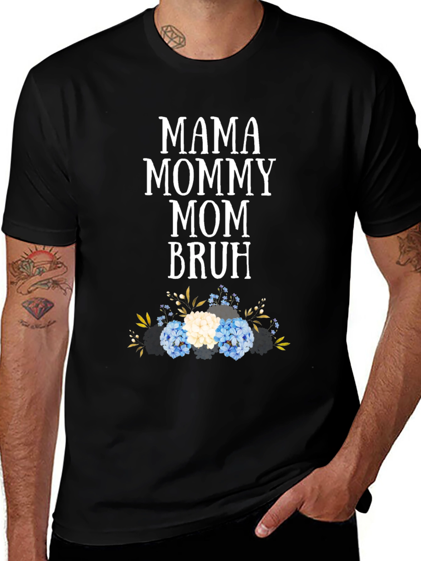 Variant 14 of Mama Mommy Mom Bruh Graphic Tee