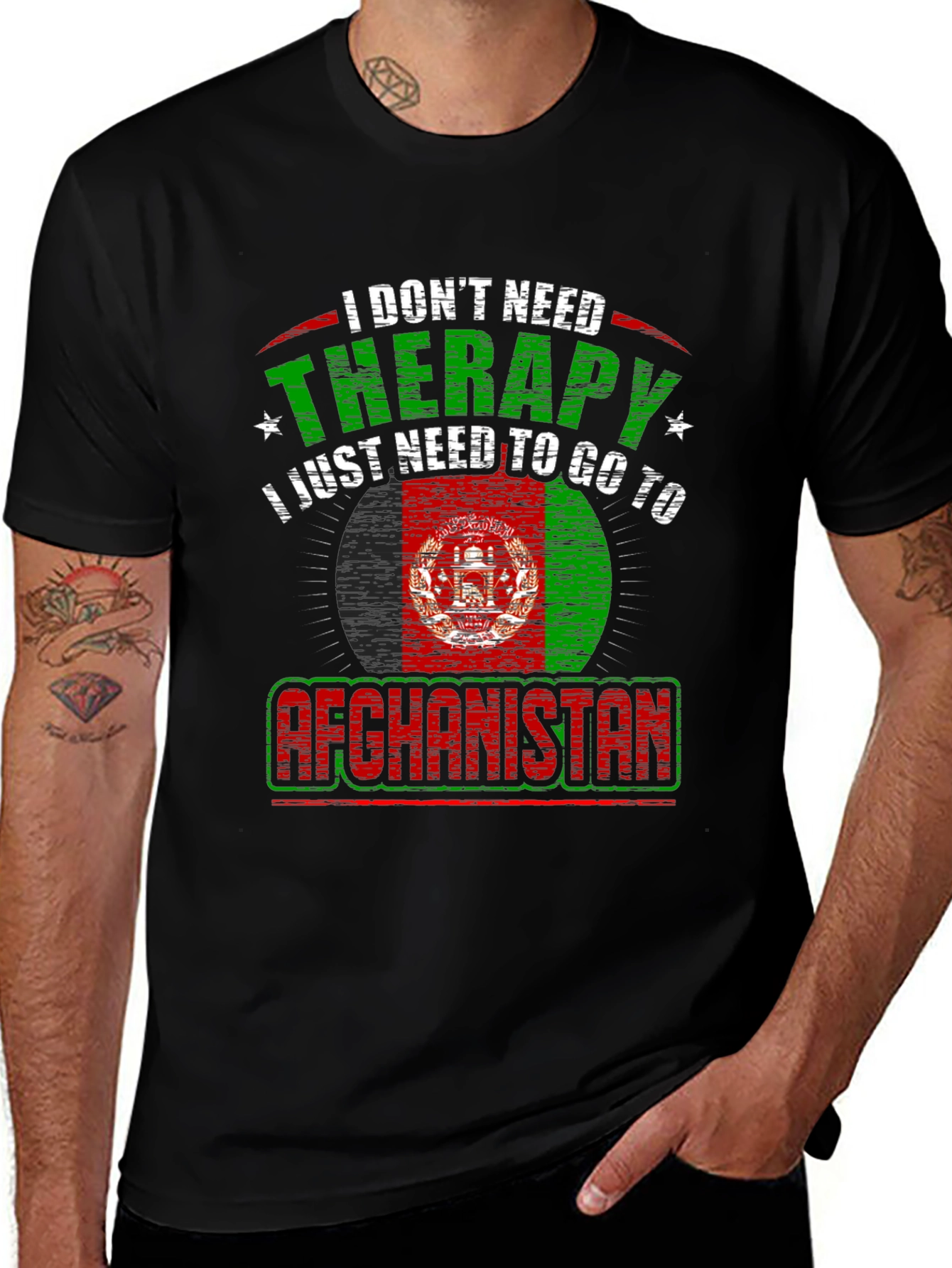 Variant 8 of Afghanistan Therapy T-Shirt