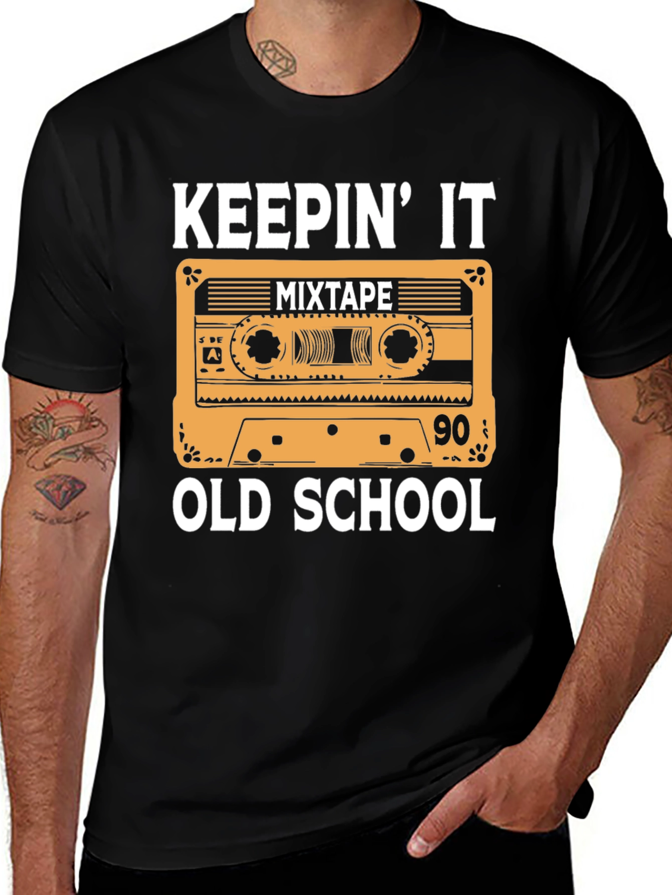 Variant 6 of Keepin' it Old School Mixtape T-Shirt
