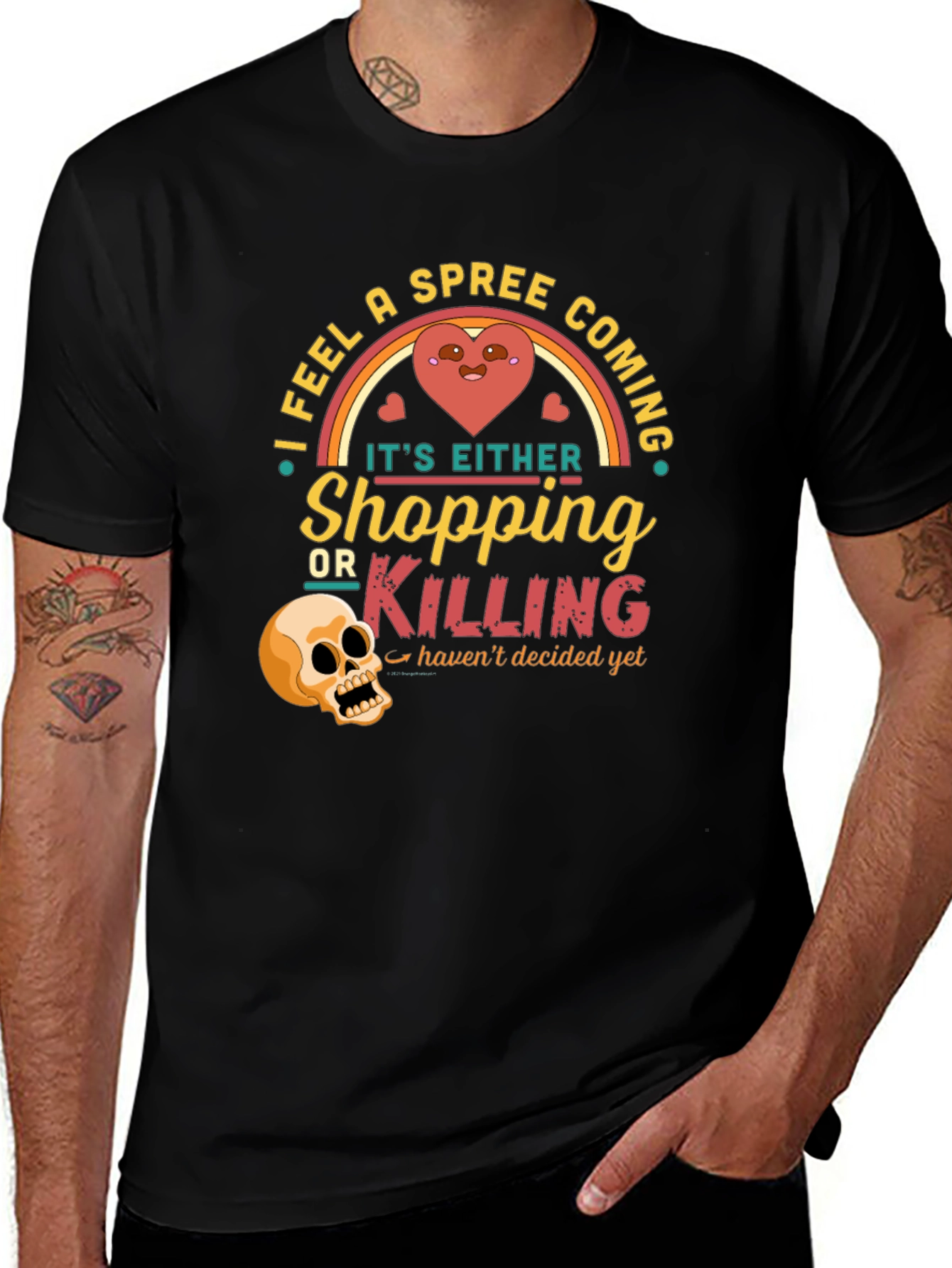 Variant 23 of Spree Coming T-Shirt Shopping or Killing