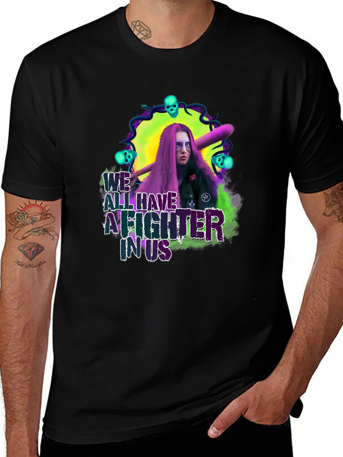 Variant 20 of We All Have a Fighter Graphic T-Shirt