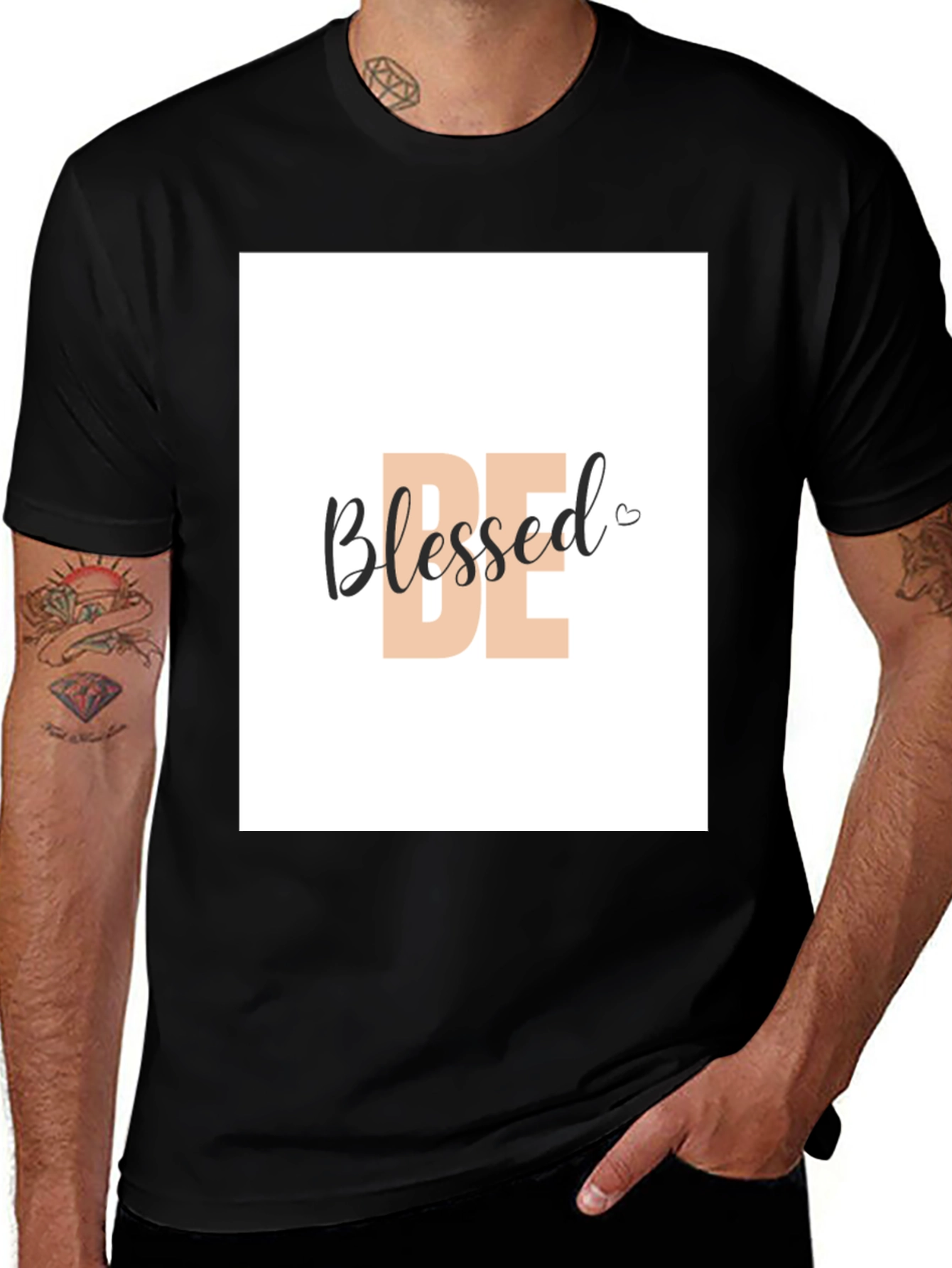 Variant 7 of Blessed Graphic Tee - Stylish and Inspiring
