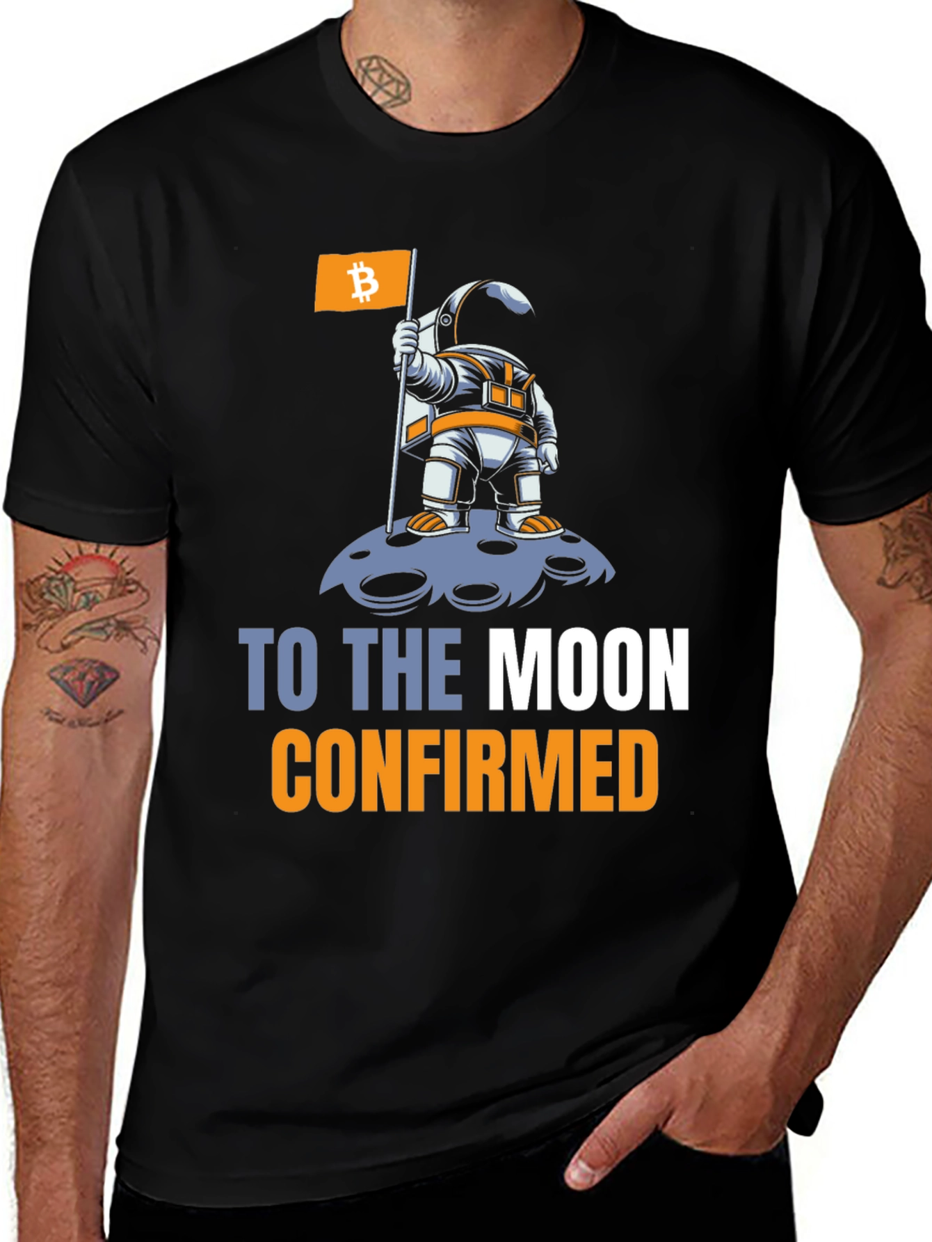 Bitcoin to the Moon T-Shirt