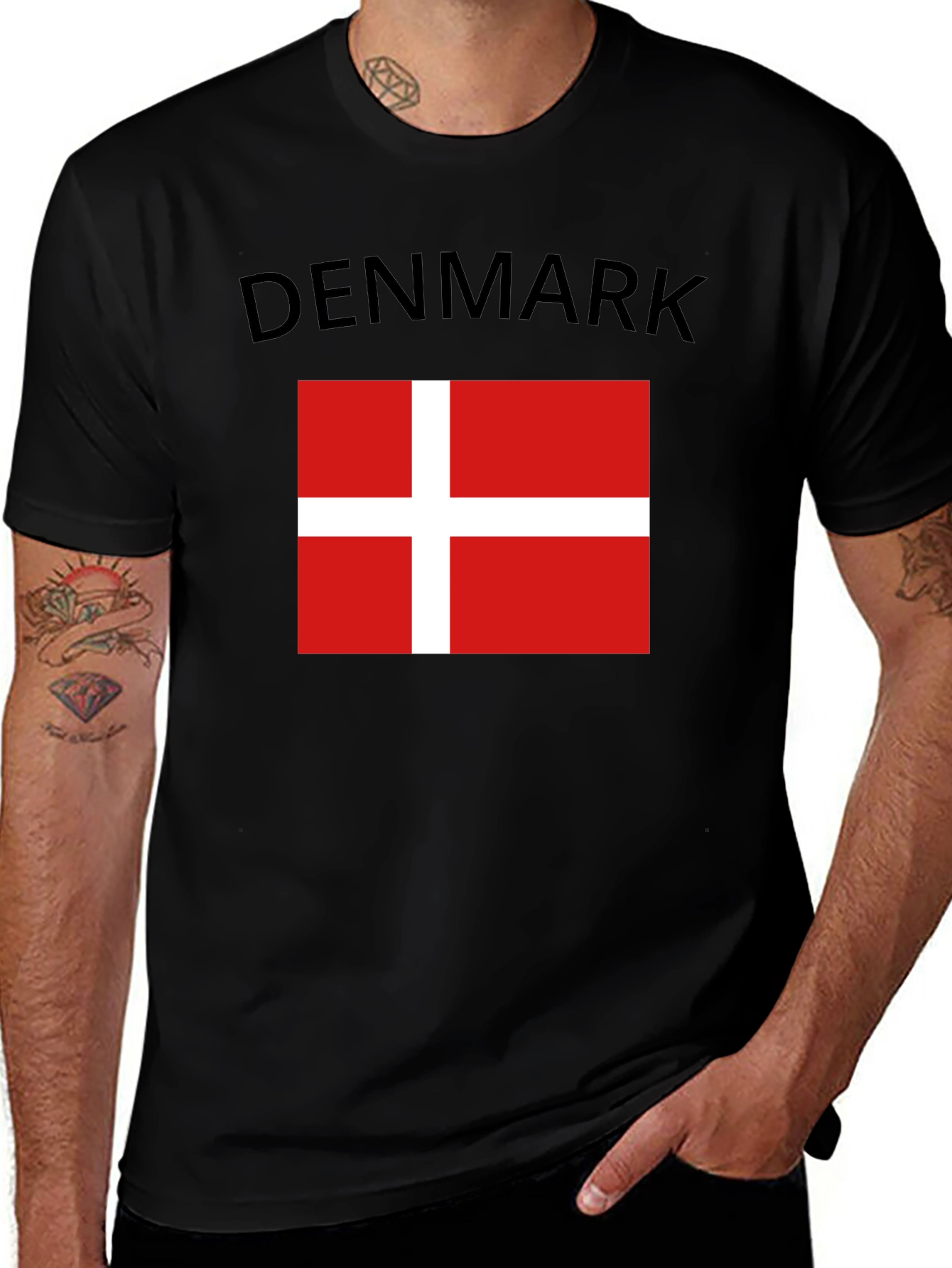 Denmark Flag T-Shirt