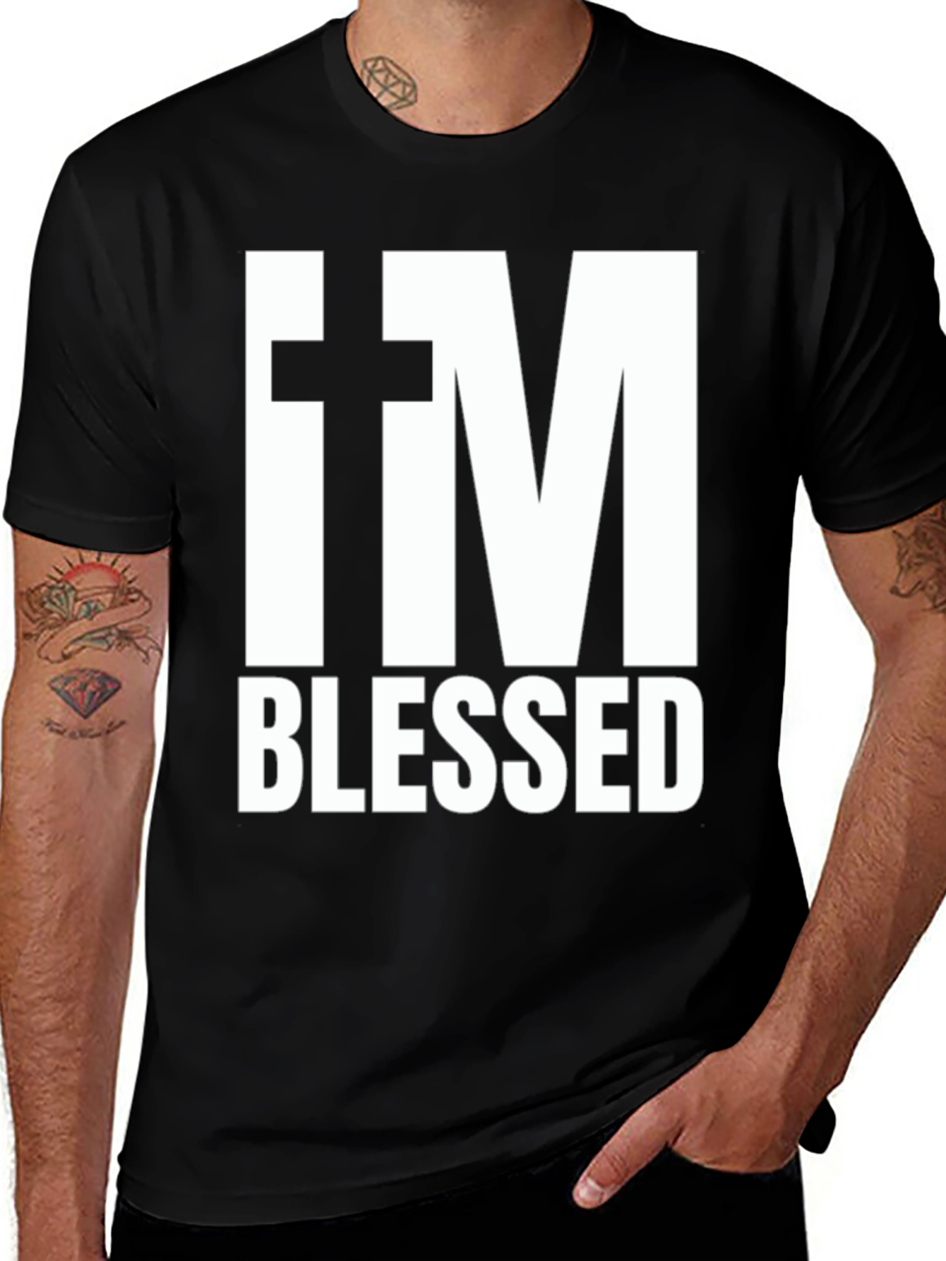 Variant 27 of I'M Blessed T-Shirt Religious Tee