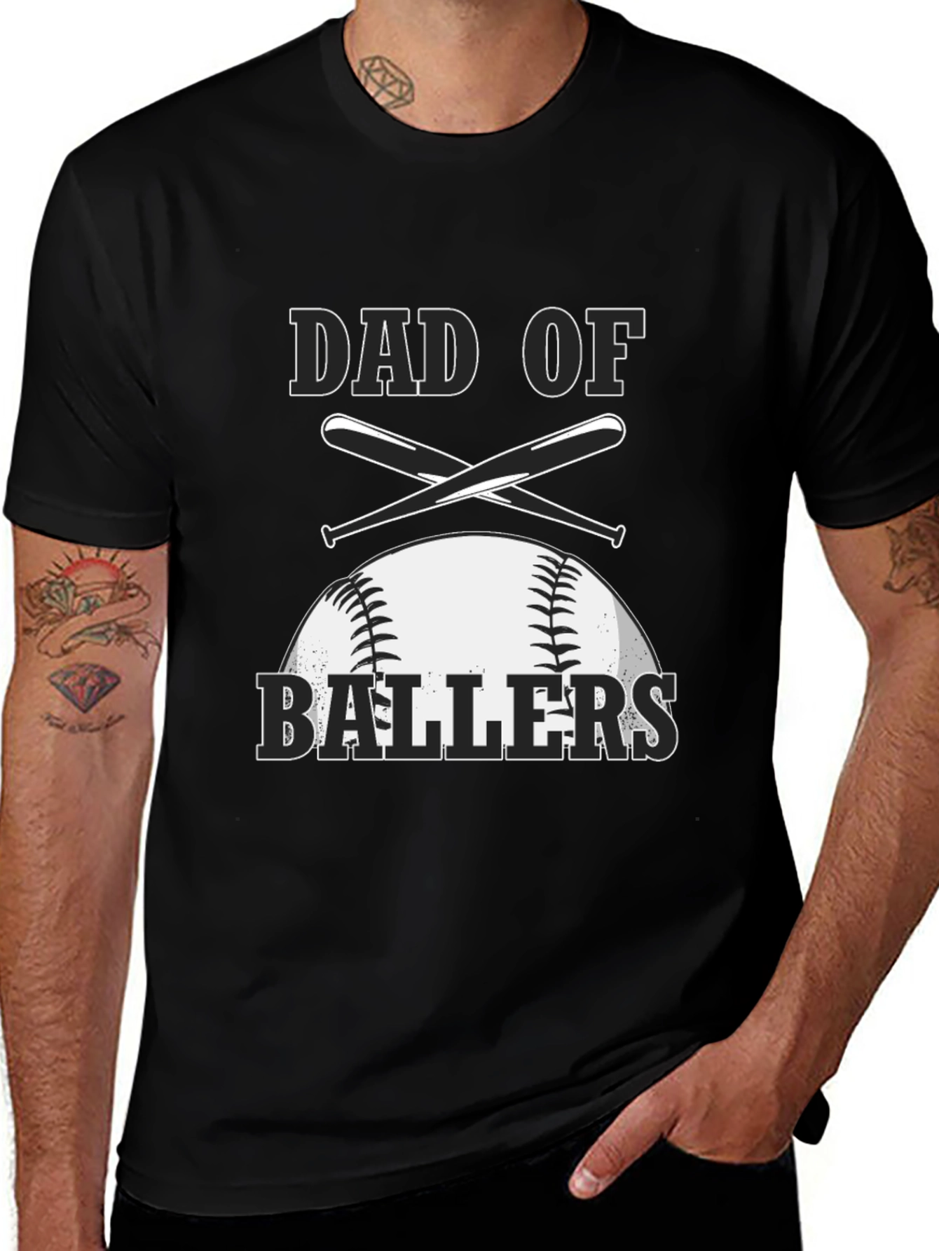 Variant 9 of Dad of Ballers T-Shirt