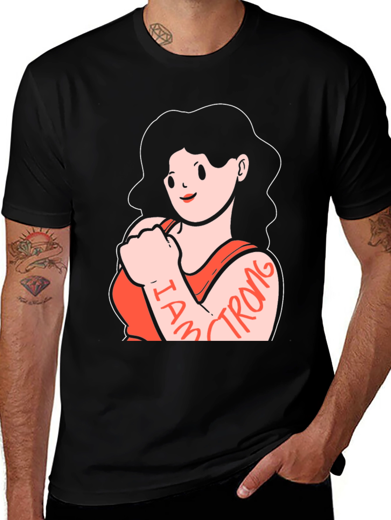 Variant 24 of Empowered Woman Graphic T-Shirt