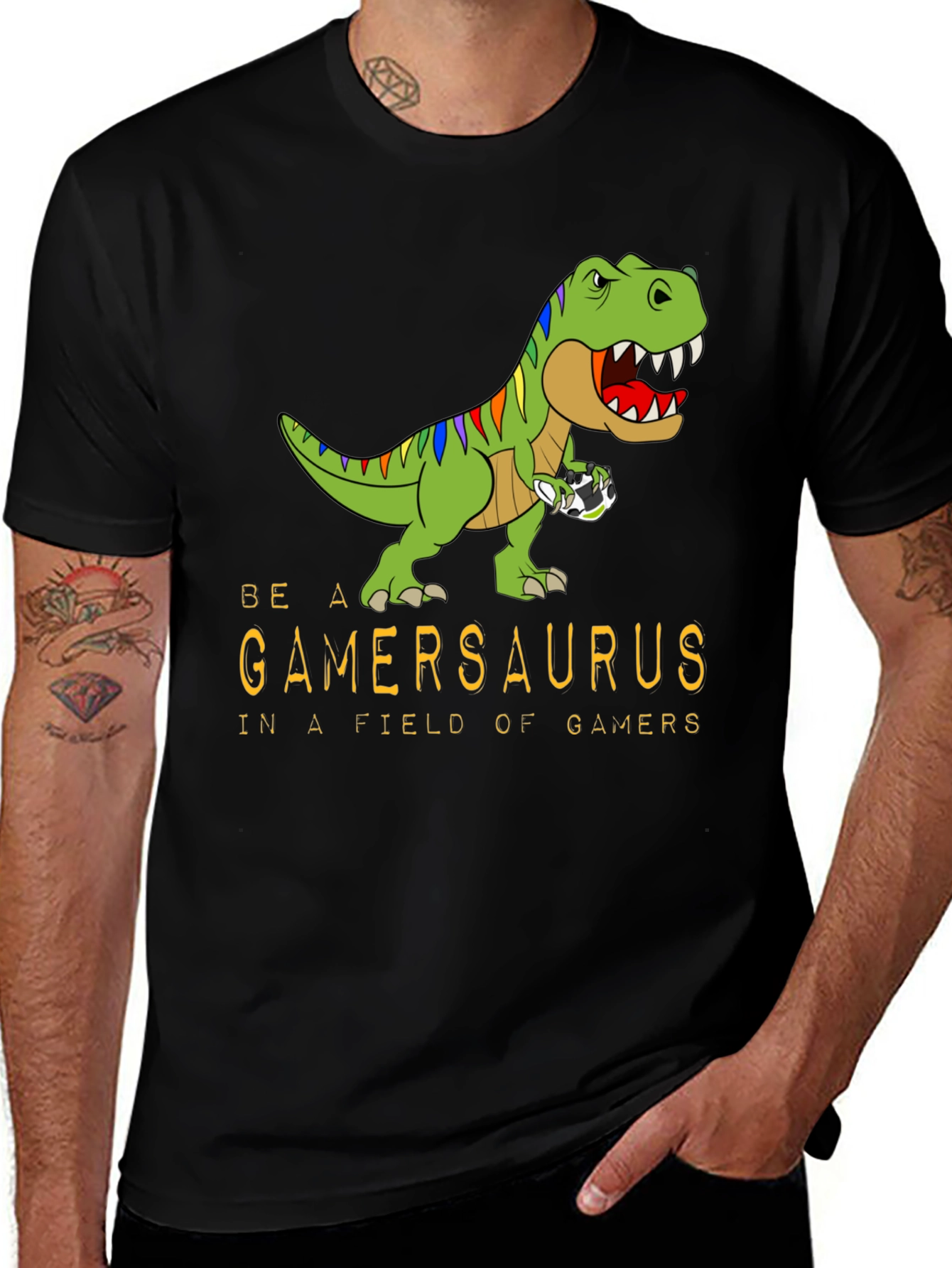 Gamersaurus T-Shirt - Be A Gamersaurus!