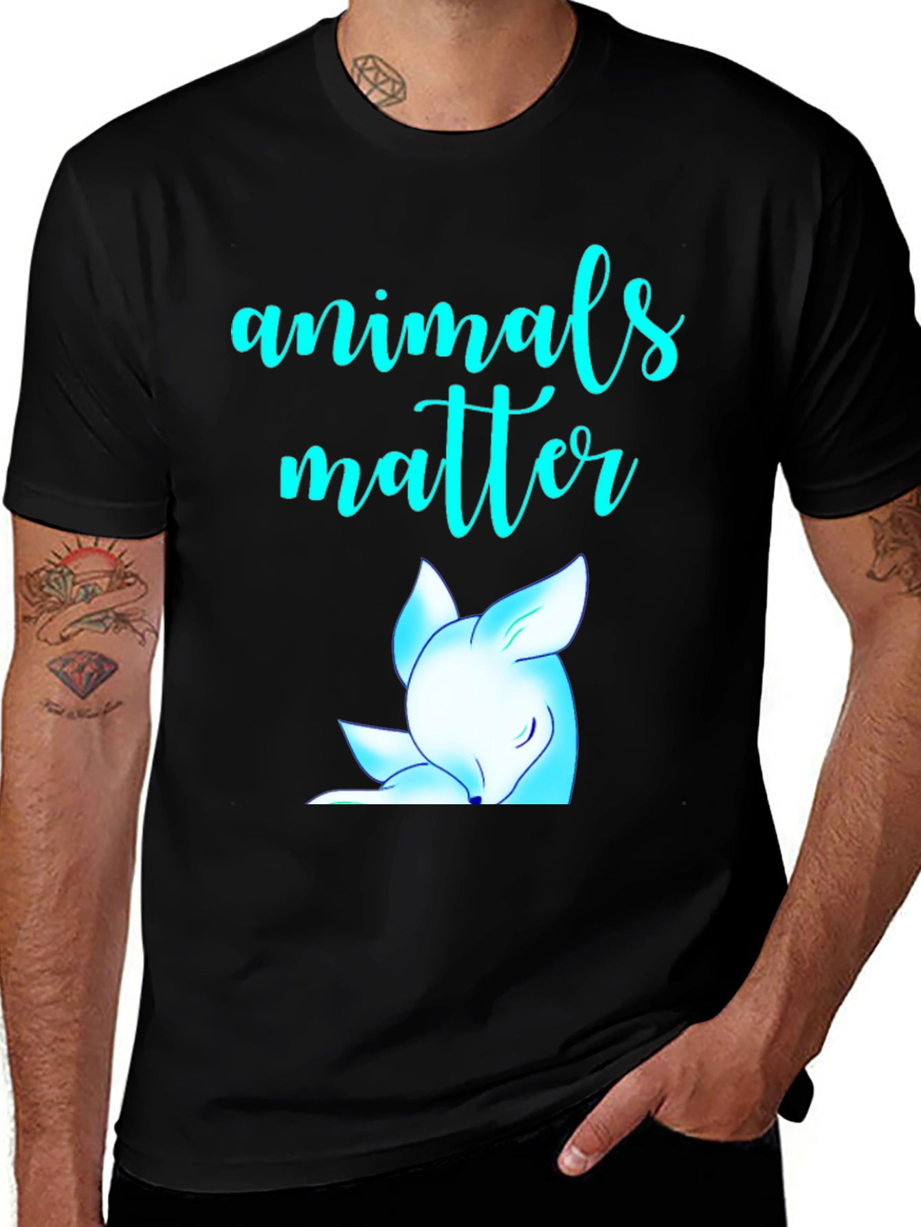 Variant 17 of Animals Matter T-Shirt: Cute Animal Graphic Tee