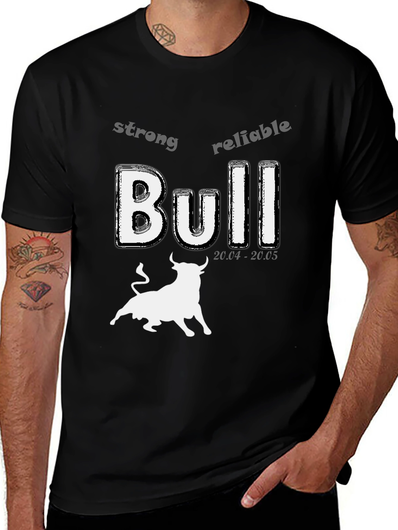 Bull Zodiac T-Shirt - Strong Reliable Design