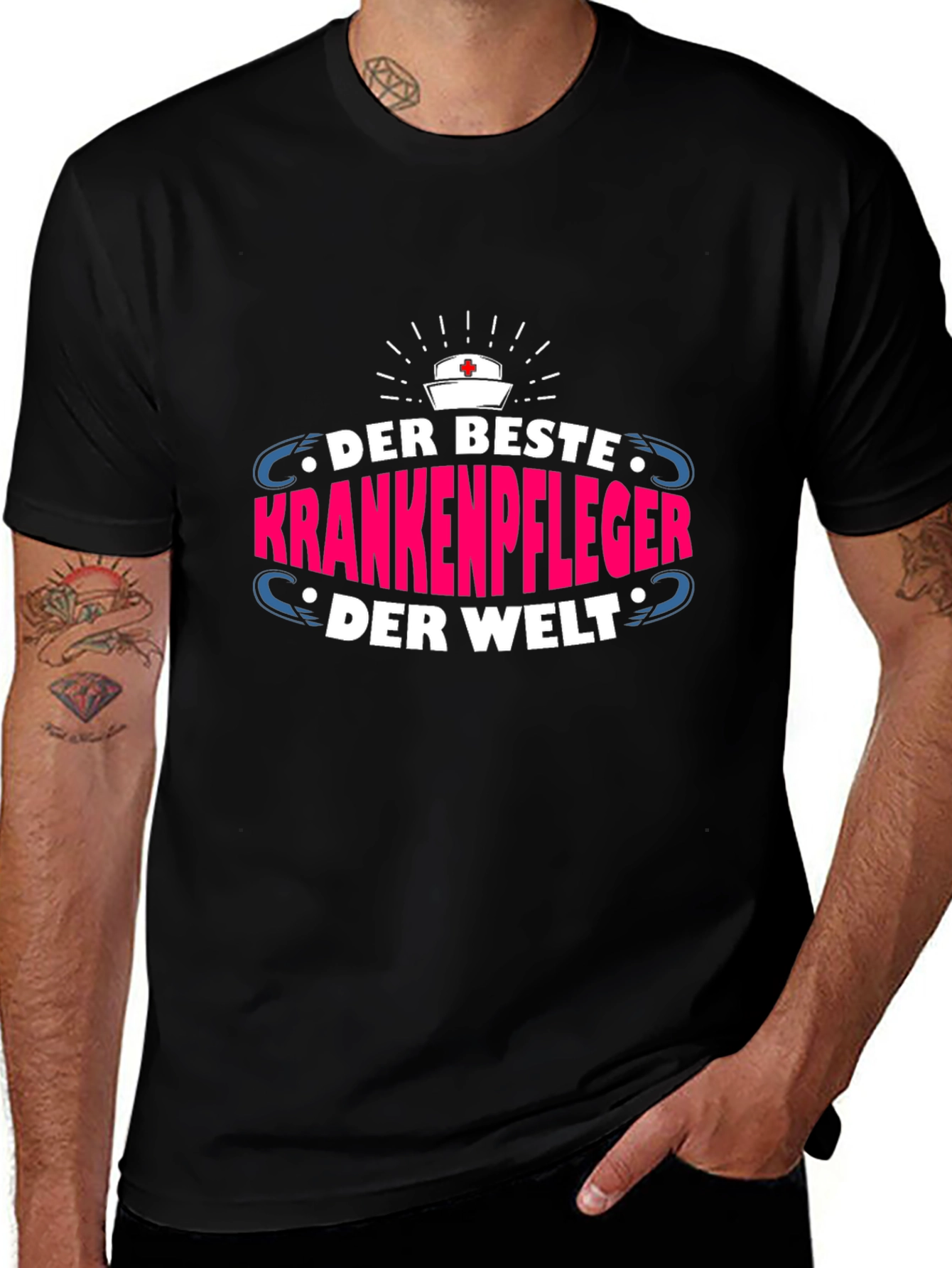 Best Nurse Ever T-Shirt - German Text