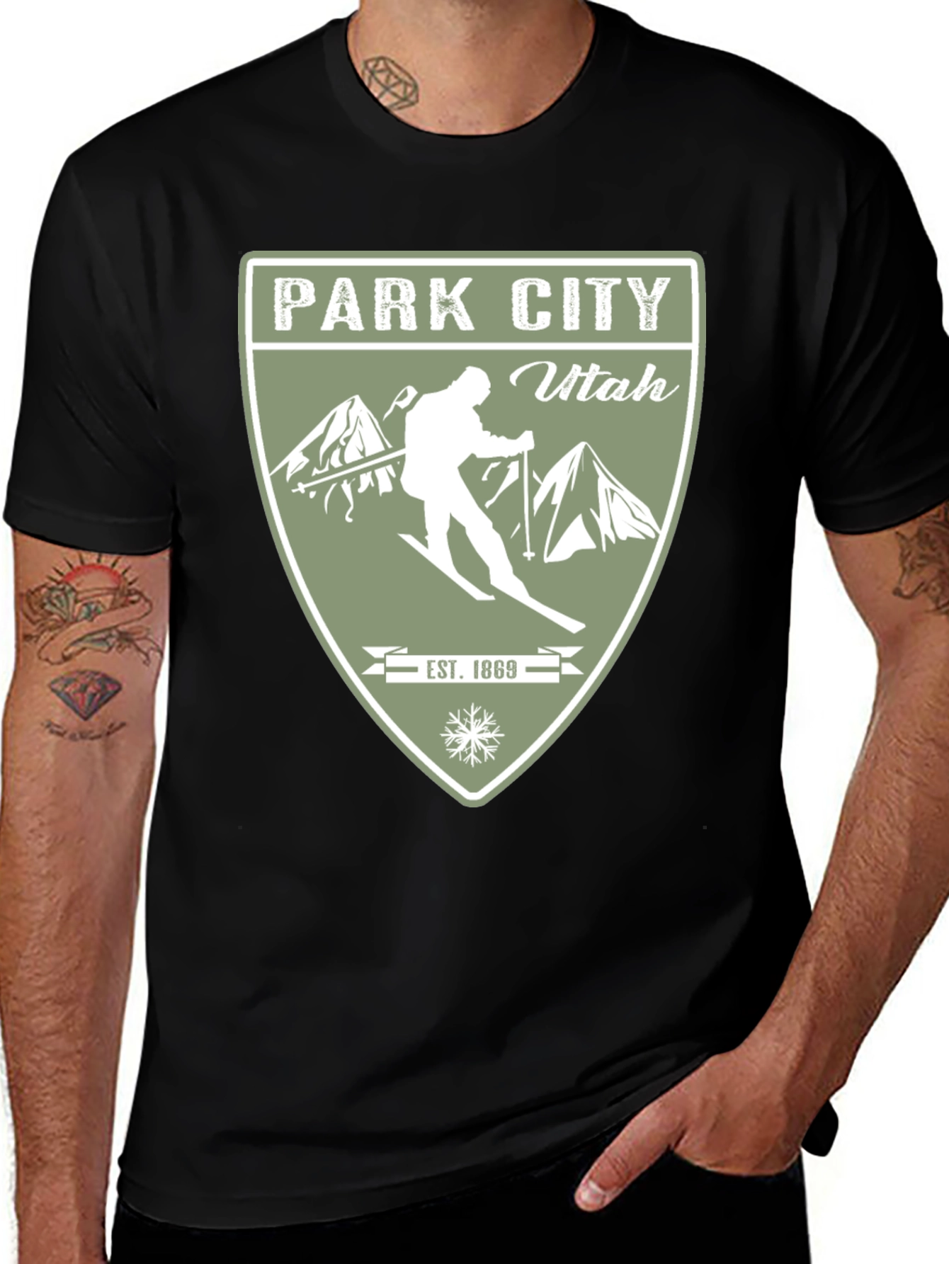 Variant 19 of Park City Utah Graphic Tee