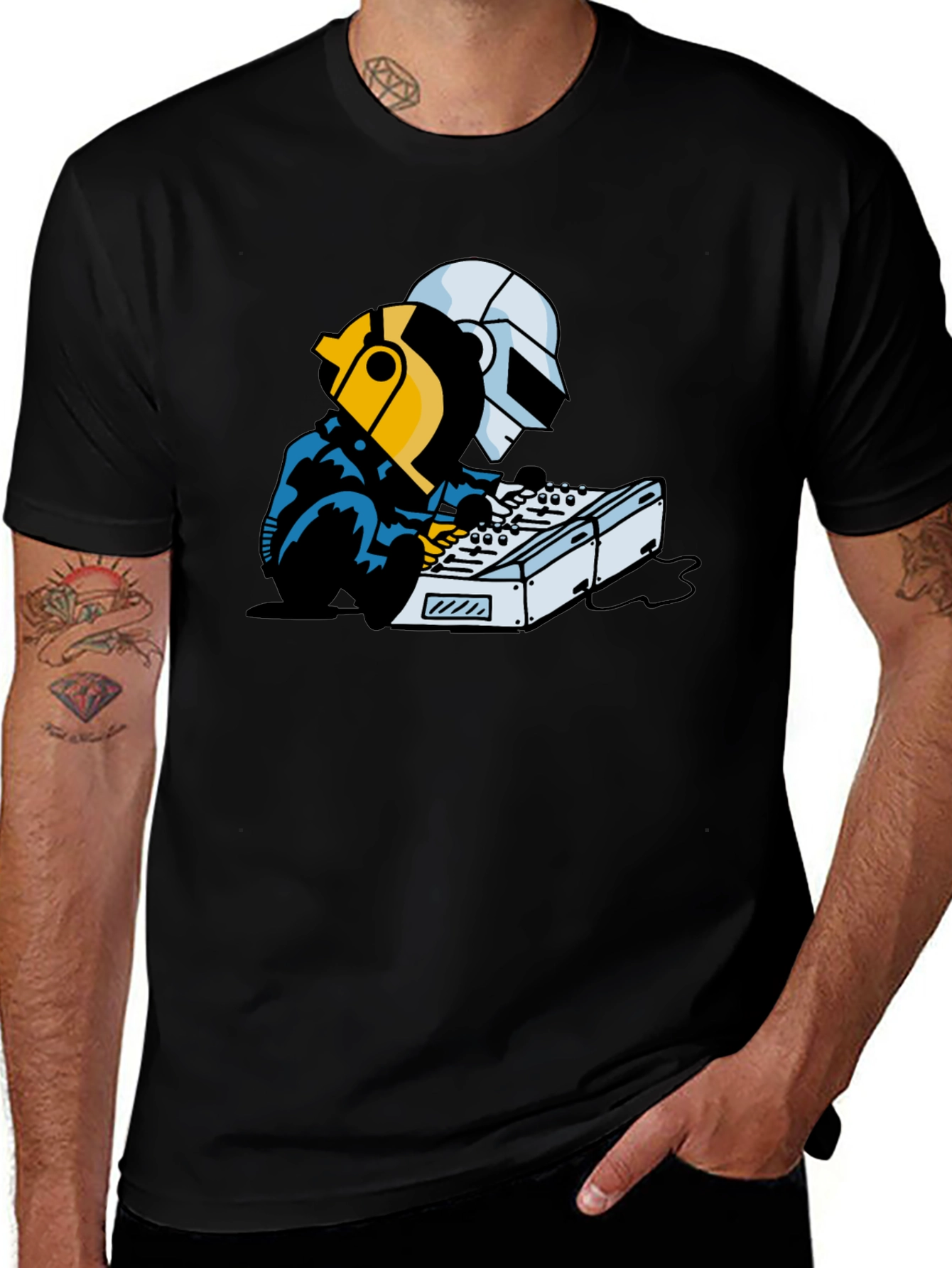Daft Punk T-Shirt - Music Duo Graphic Tee
