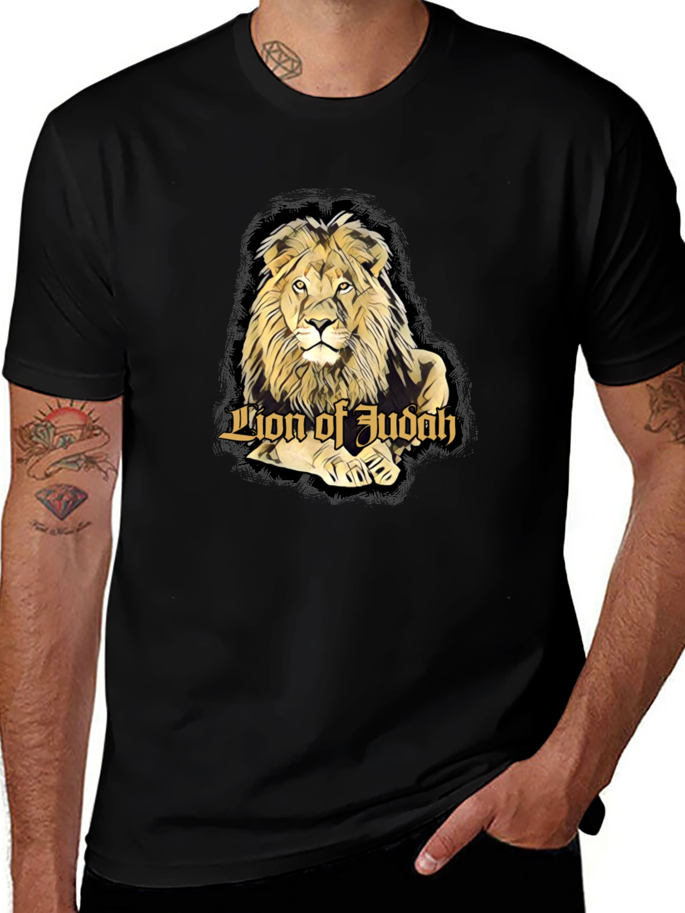 Lion of Judah Black T-Shirt