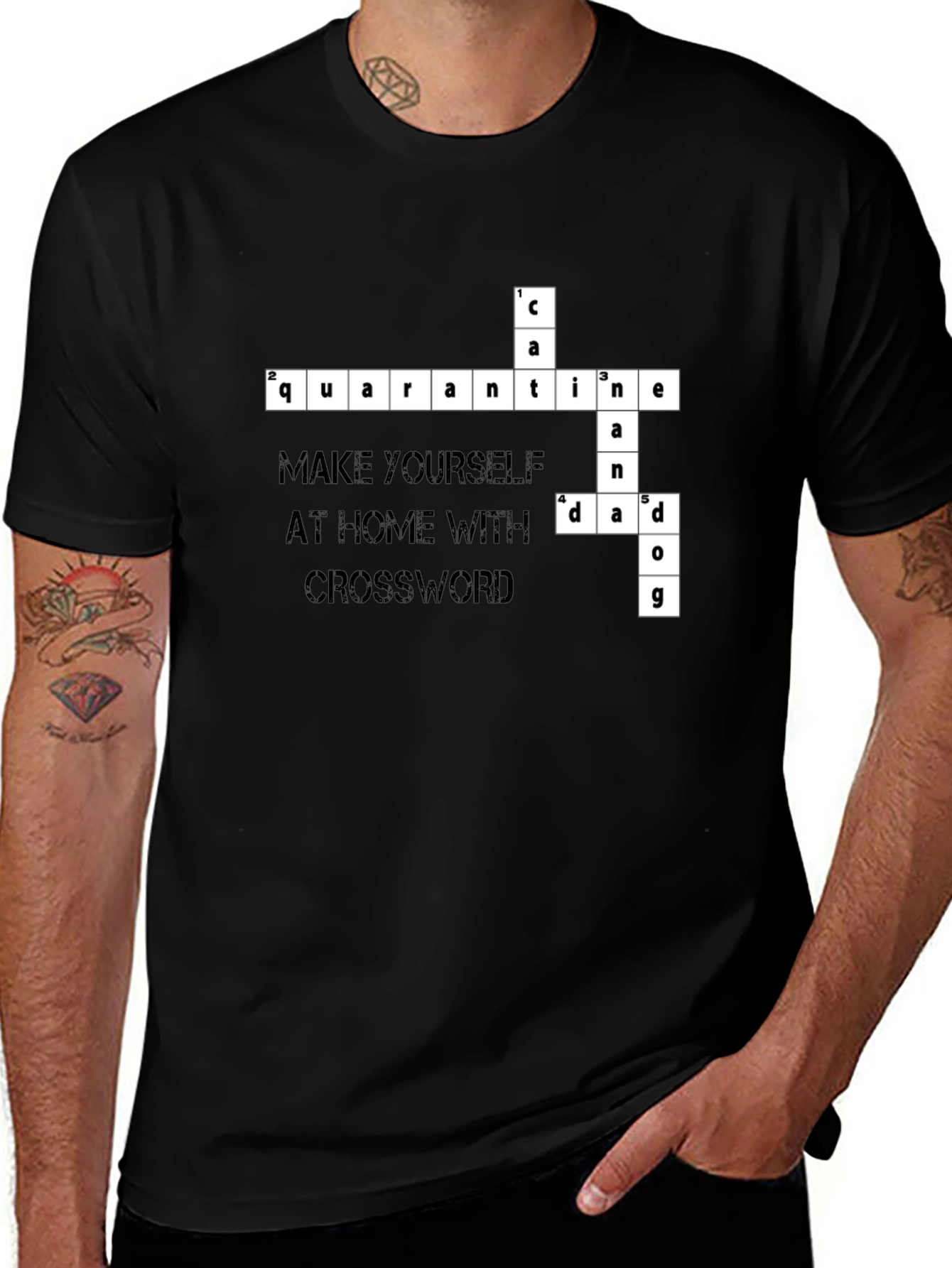 Variant 22 of Quarantine Crossword T-Shirt