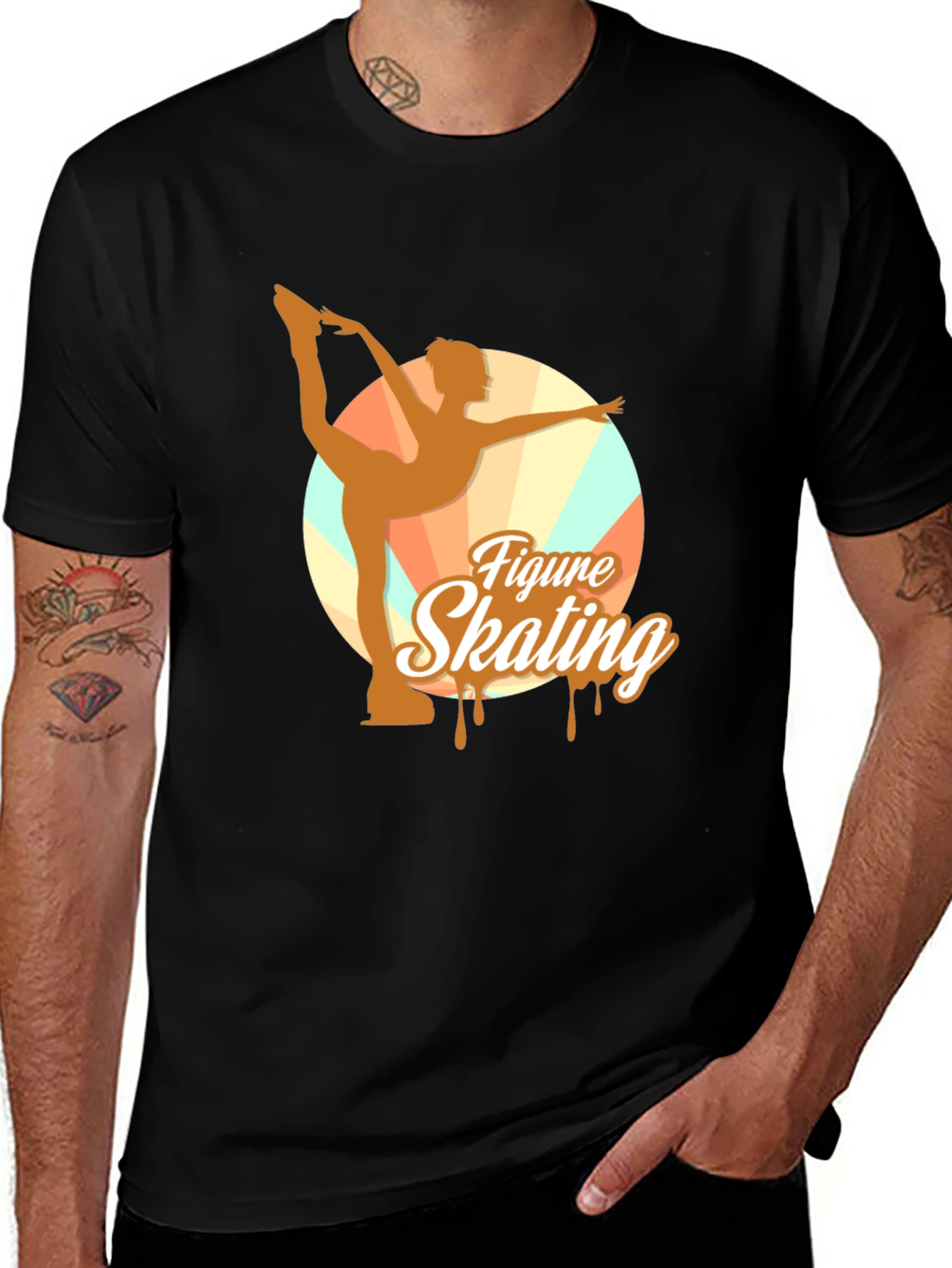 Figure Skating Tee - Retro Sport T-Shirt
