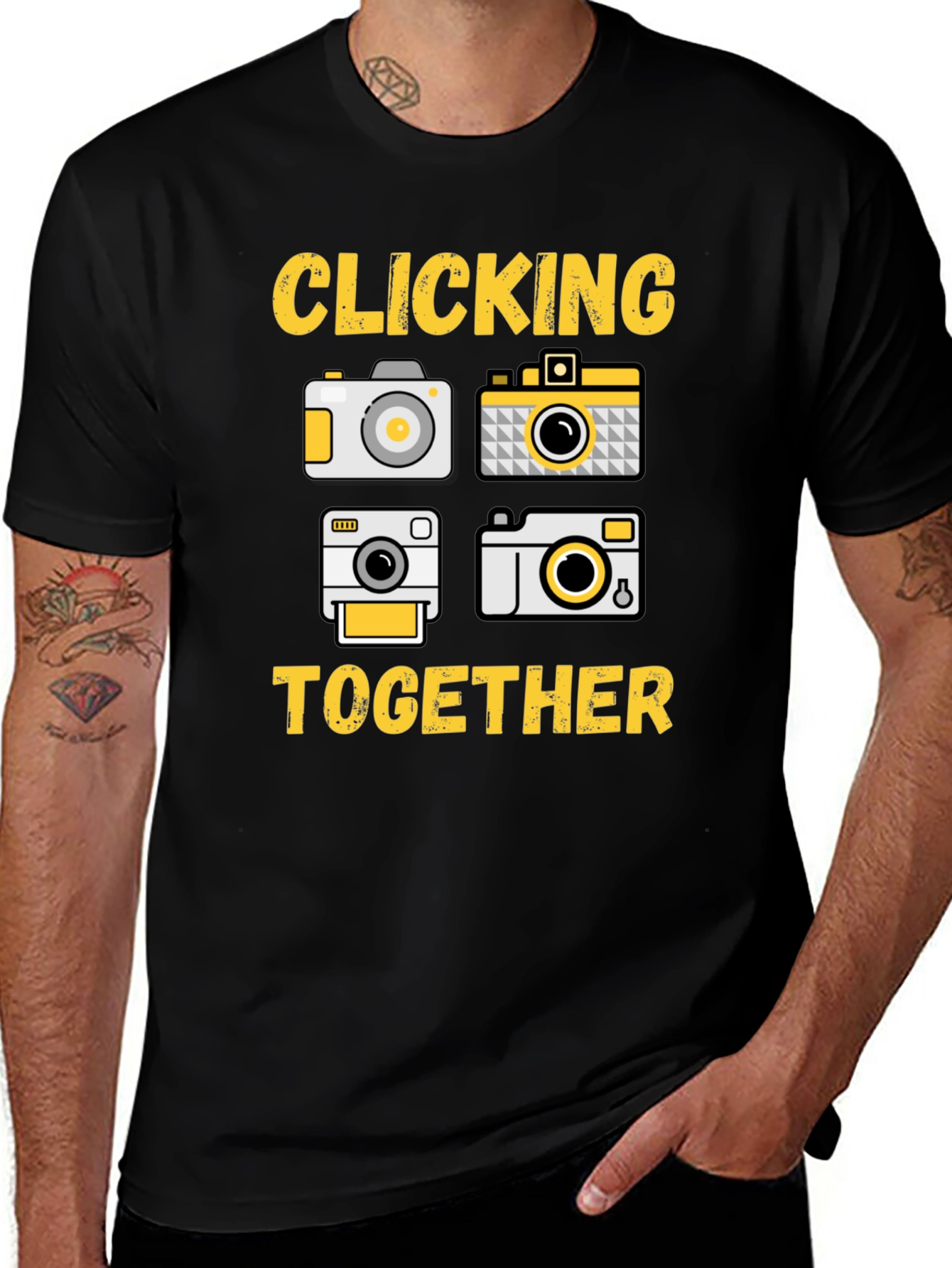 Variant 19 of Clicking Together Camera Graphic T-Shirt