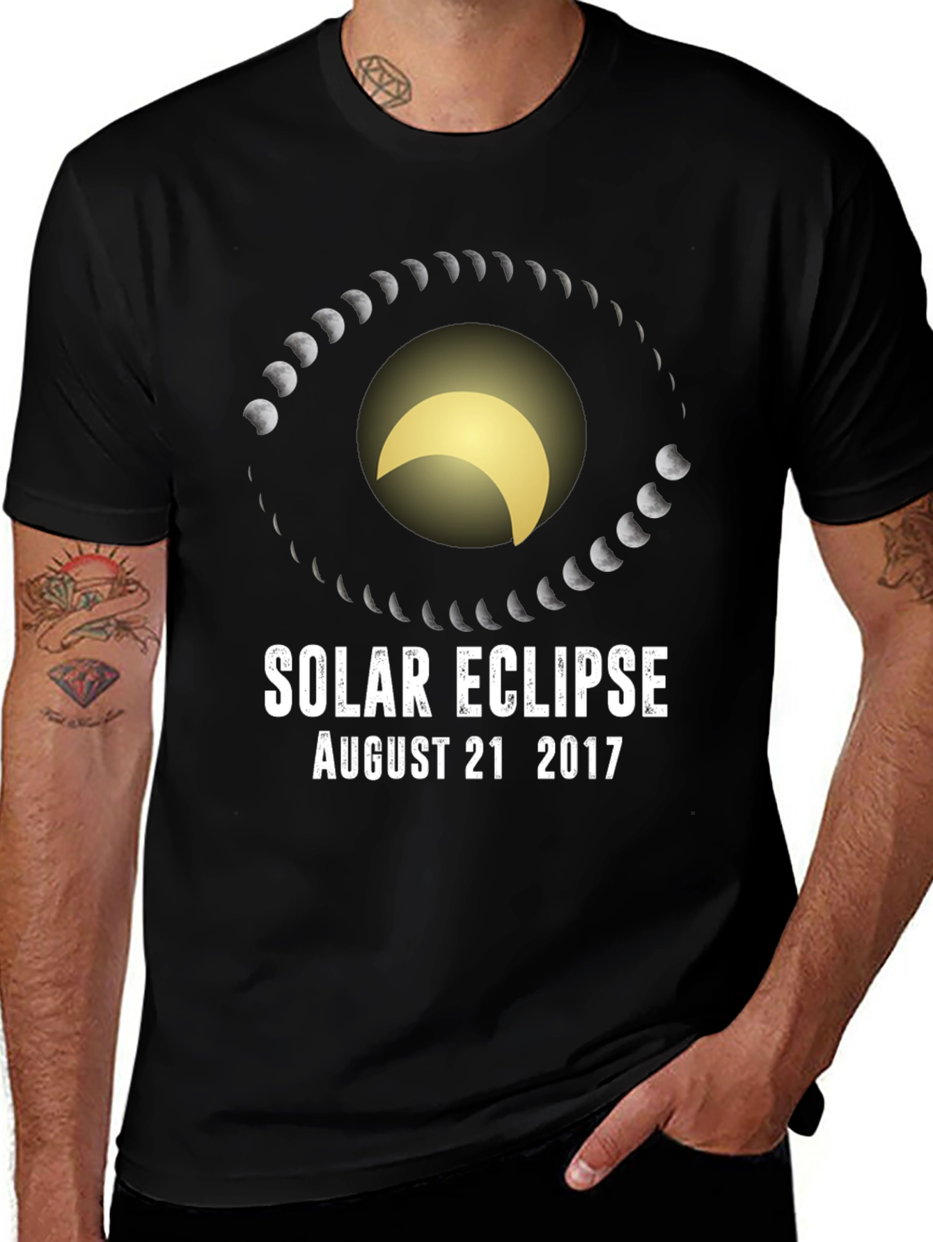 Variant 25 of Solar Eclipse T-Shirt - August 21, 2017