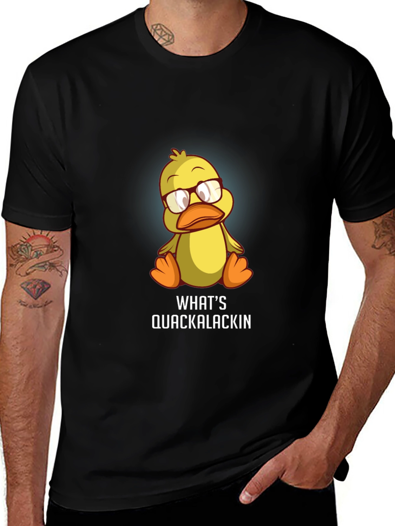 Variant 6 of What's Quackalackin' Funny Duck Graphic Tee
