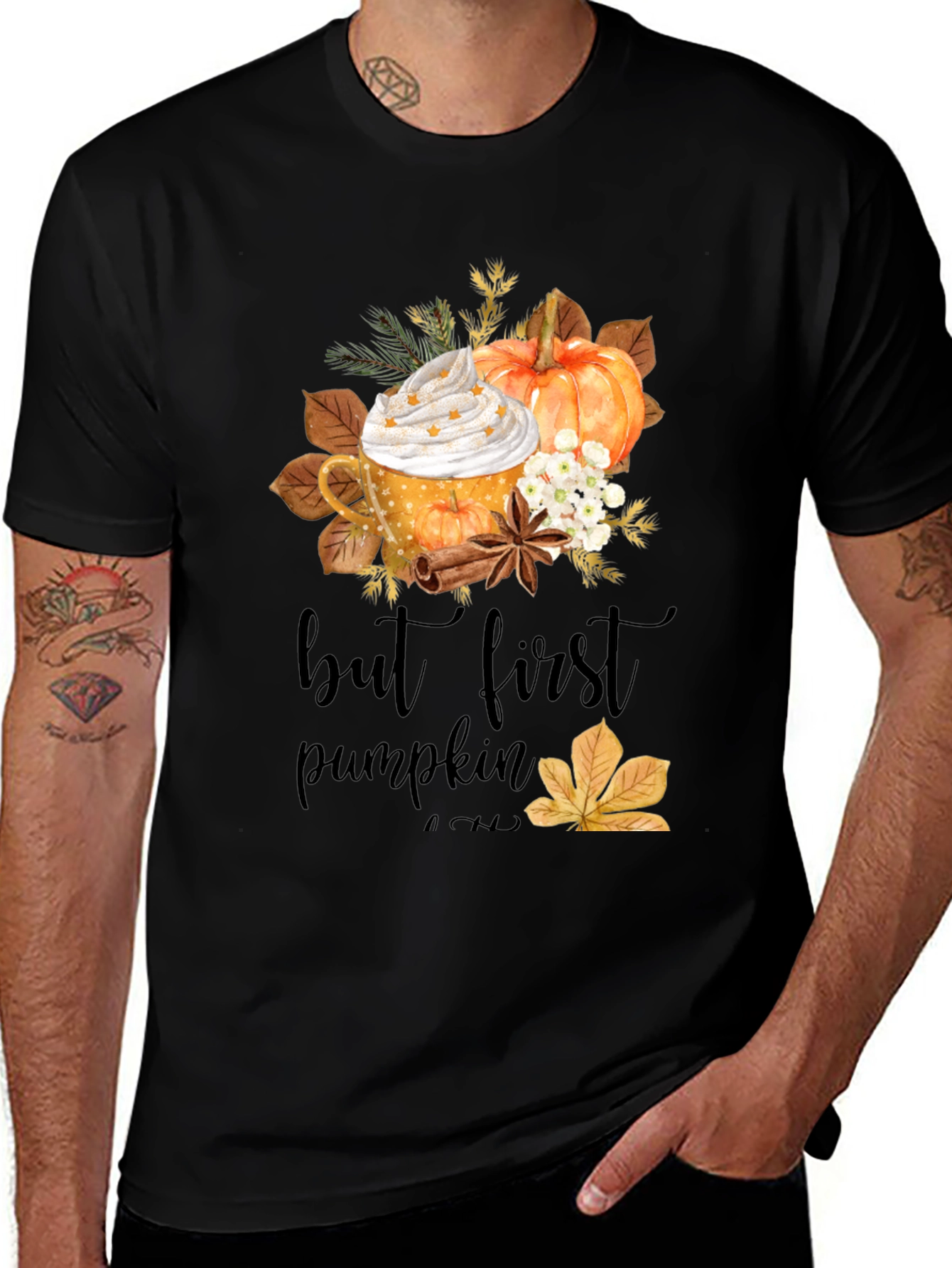 Variant 4 of Fall Pumpkin Spice T-Shirt