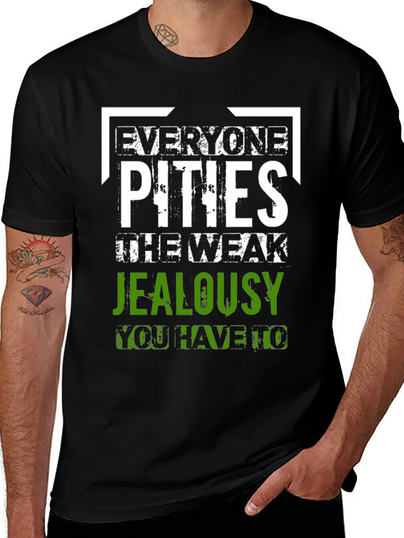 Variant 12 of Everyone Pities Jealousy T-Shirt