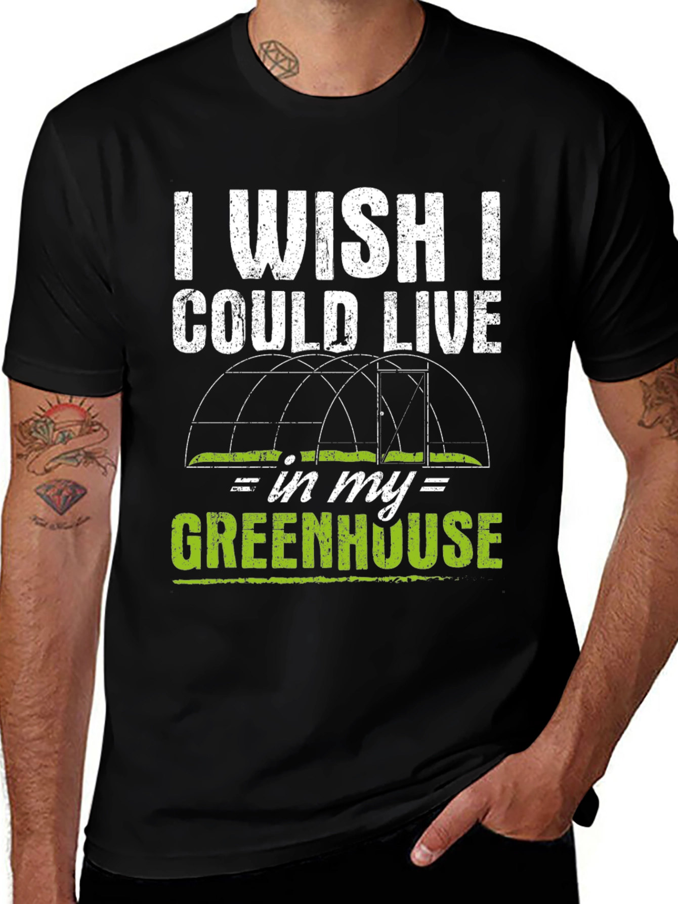 I Wish I Could Live in My Greenhouse T-Shirt