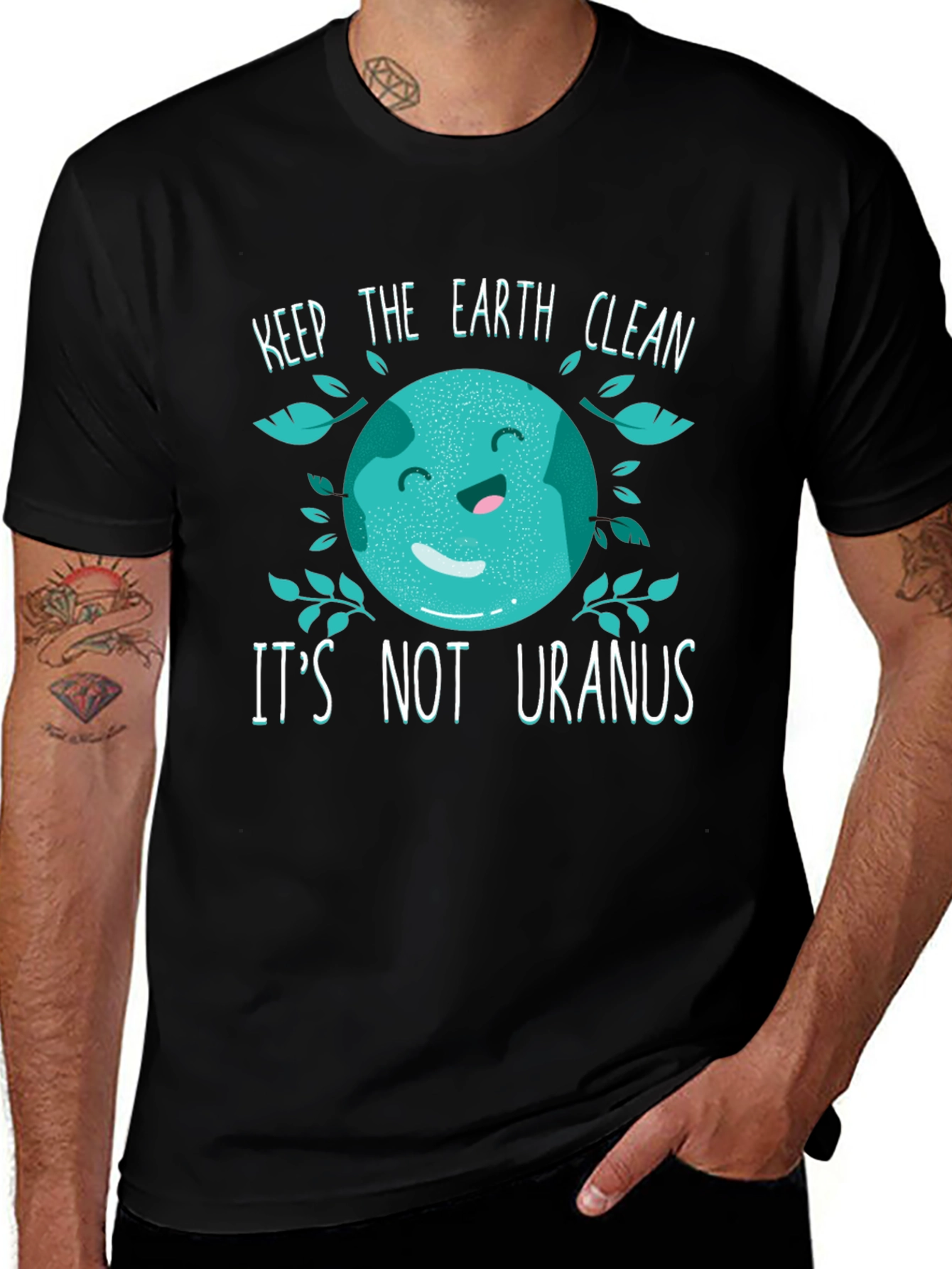 Variant 18 of Keep Earth Clean T-Shirt - Environmental Awareness Tee