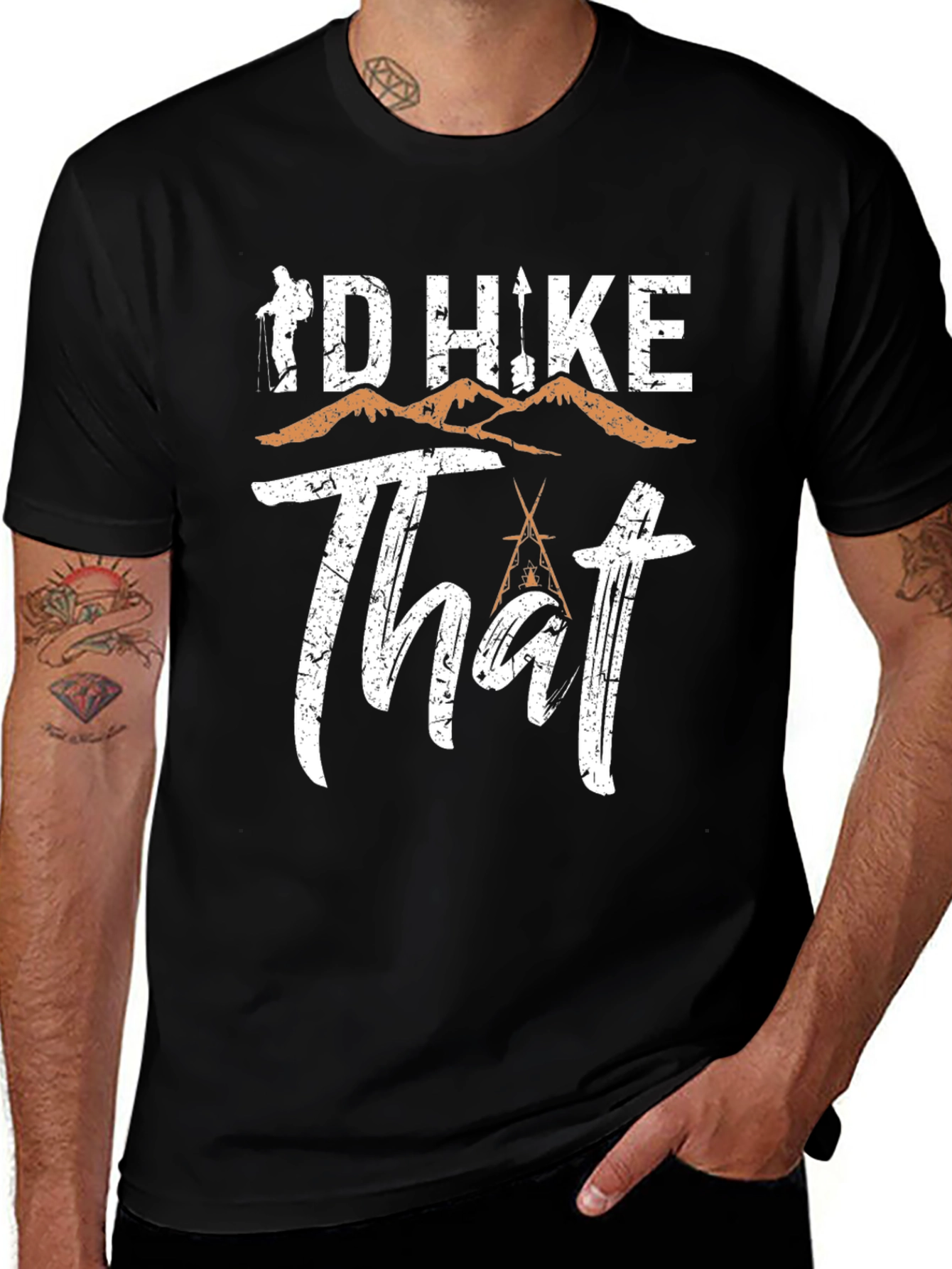 I'd Hike That T-Shirt - Hiking Adventure Tee