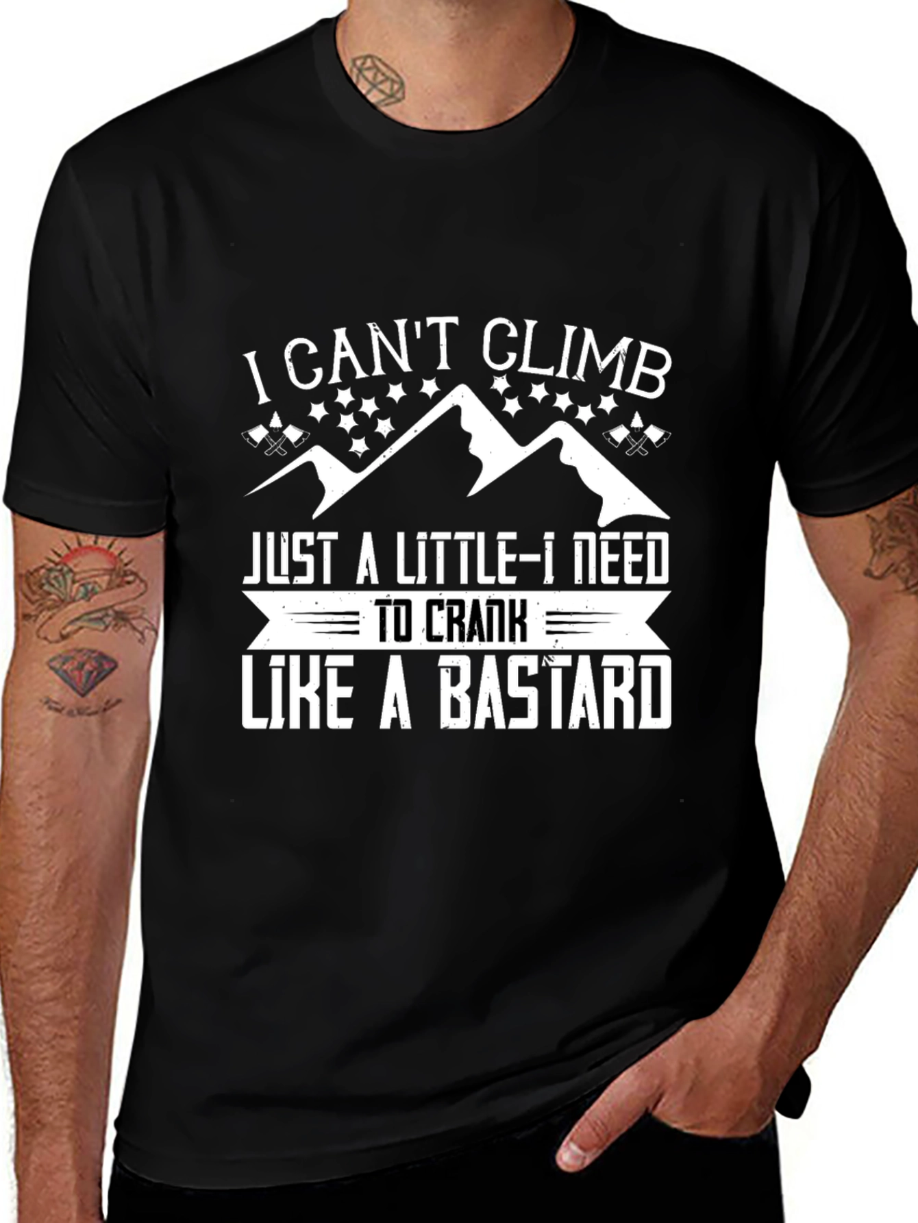 Variant 27 of I Can't Climb T-Shirt Funny Climbing Shirt