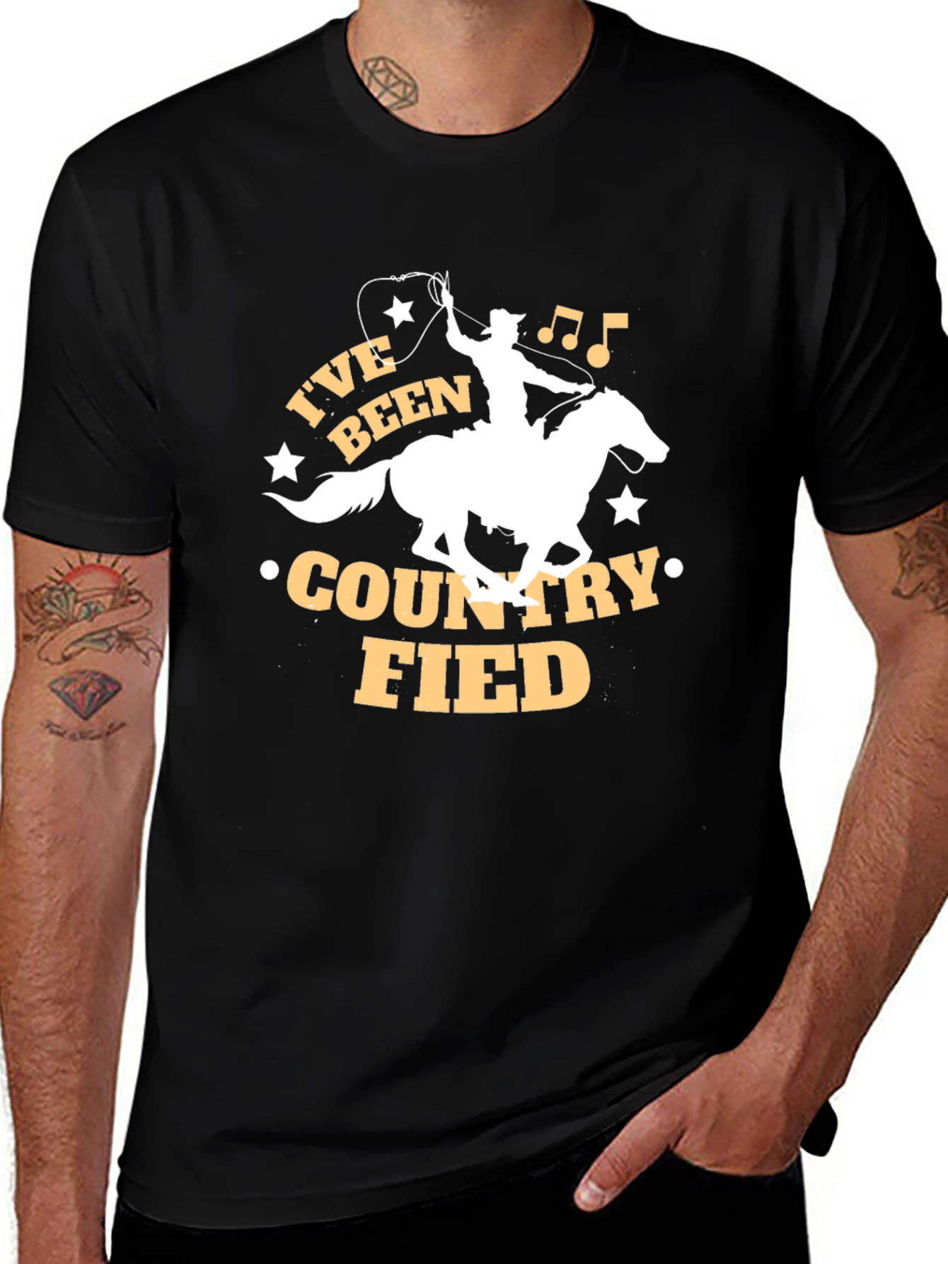 Variant 12 of Country Music Fan T-Shirt - "I've Been Countryfied"