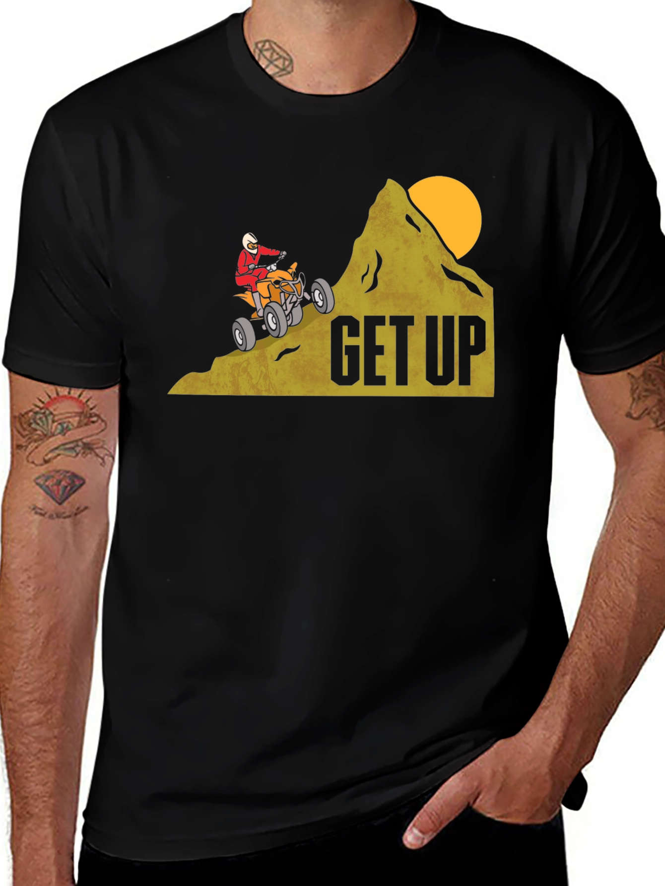 Variant 22 of Get Up ATV Rider Graphic T-Shirt