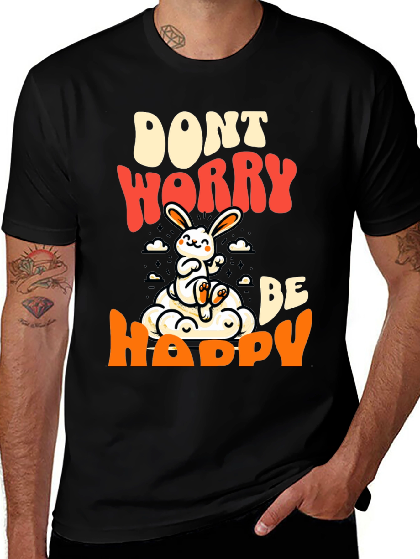 Variant 8 of Don't Worry Be Happy Graphic T-Shirt
